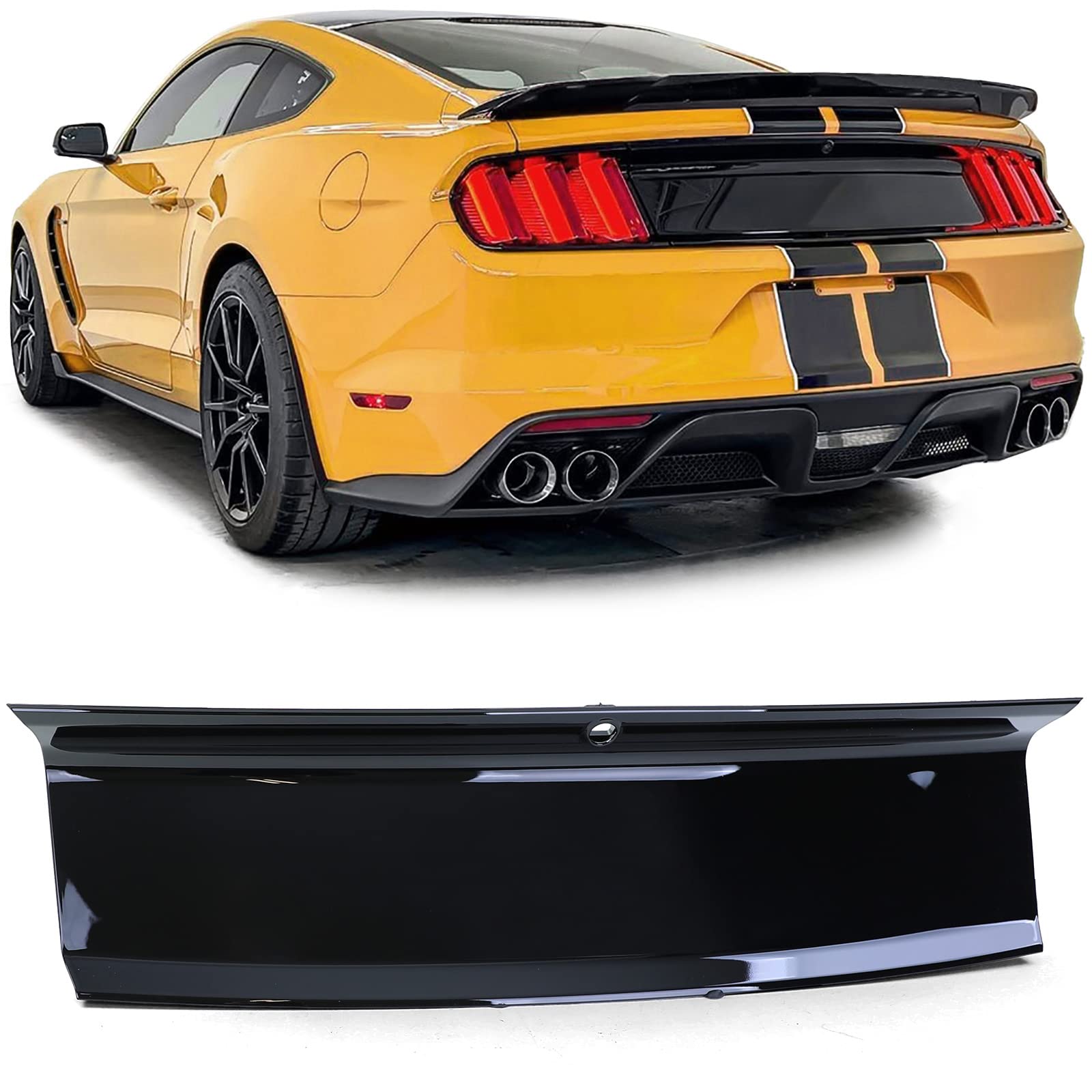 Blende Heckdeckel GT Optik Schwarz Glanz für Ford Mustang 6 Coupe Cabrio 14-17 Blende Heckdeckel GT Optik Schwarz Glanz für Ford Mustang 6 Coupe Cabrio 14-17 von Tenzo-R
