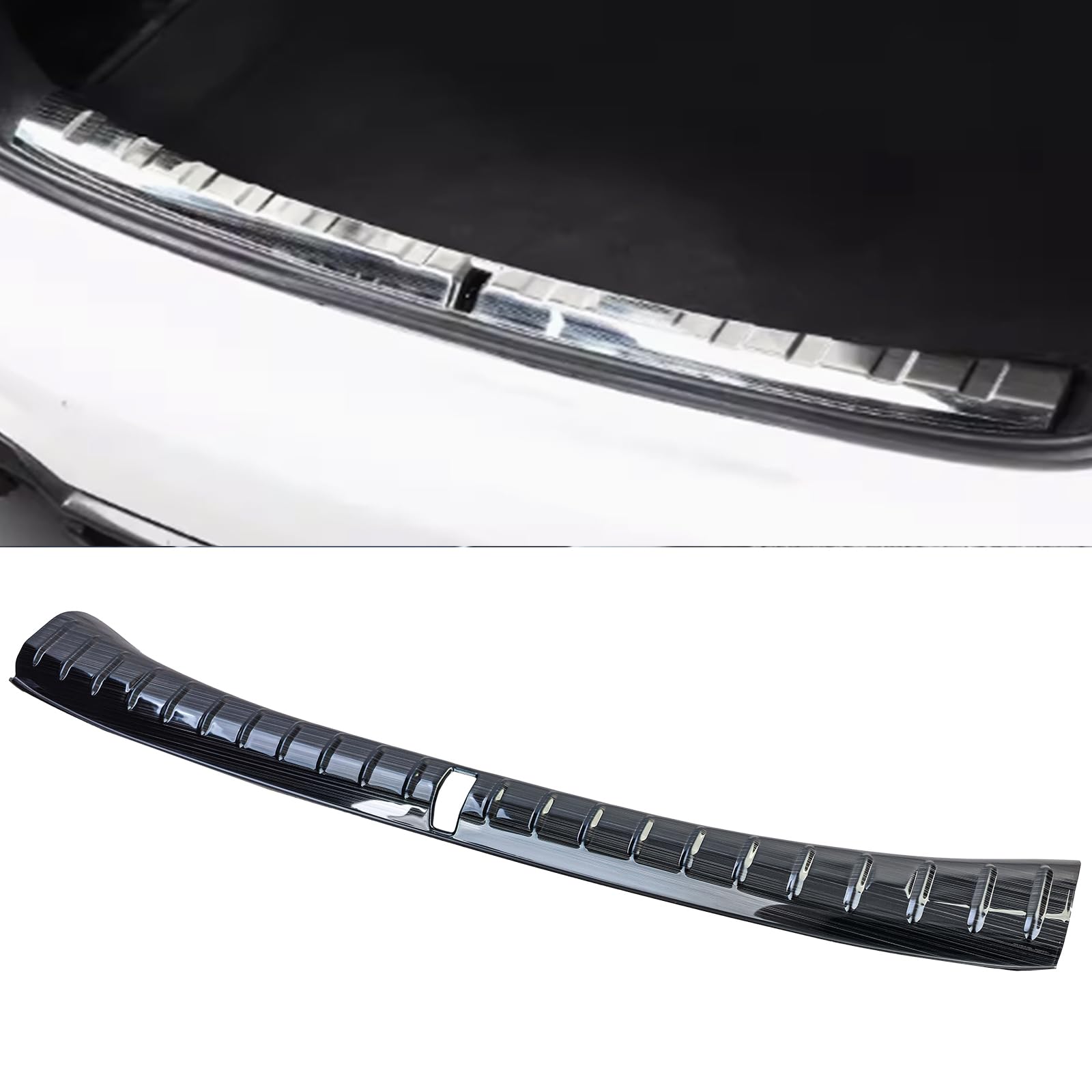 Edelstahl Ladekantenschutz Schwarz Stoßstange Innen passt für 5er BMW G30 G31 Edelstahl Ladekantenschutz Schwarz Stoßstange Innen passt für 5er BMW G30 G31 von Tenzo-R