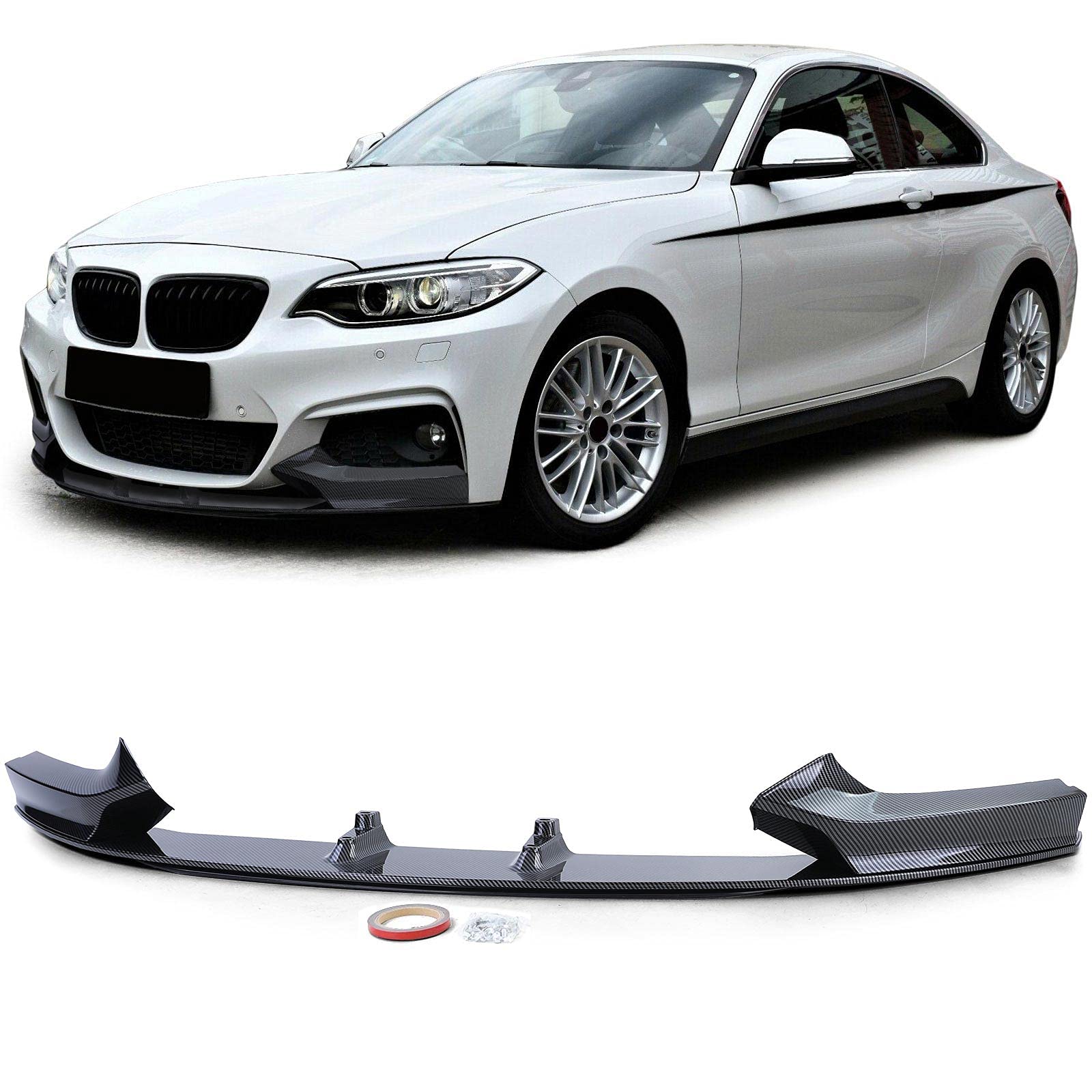 Front Spoiler Lippe Performance Carbon Look passend für 2er BMW F22 F23 13-21 Front Spoiler Lippe Performance Carbon Look passend für 2er BMW F22 F23 13-21 von Tenzo-R