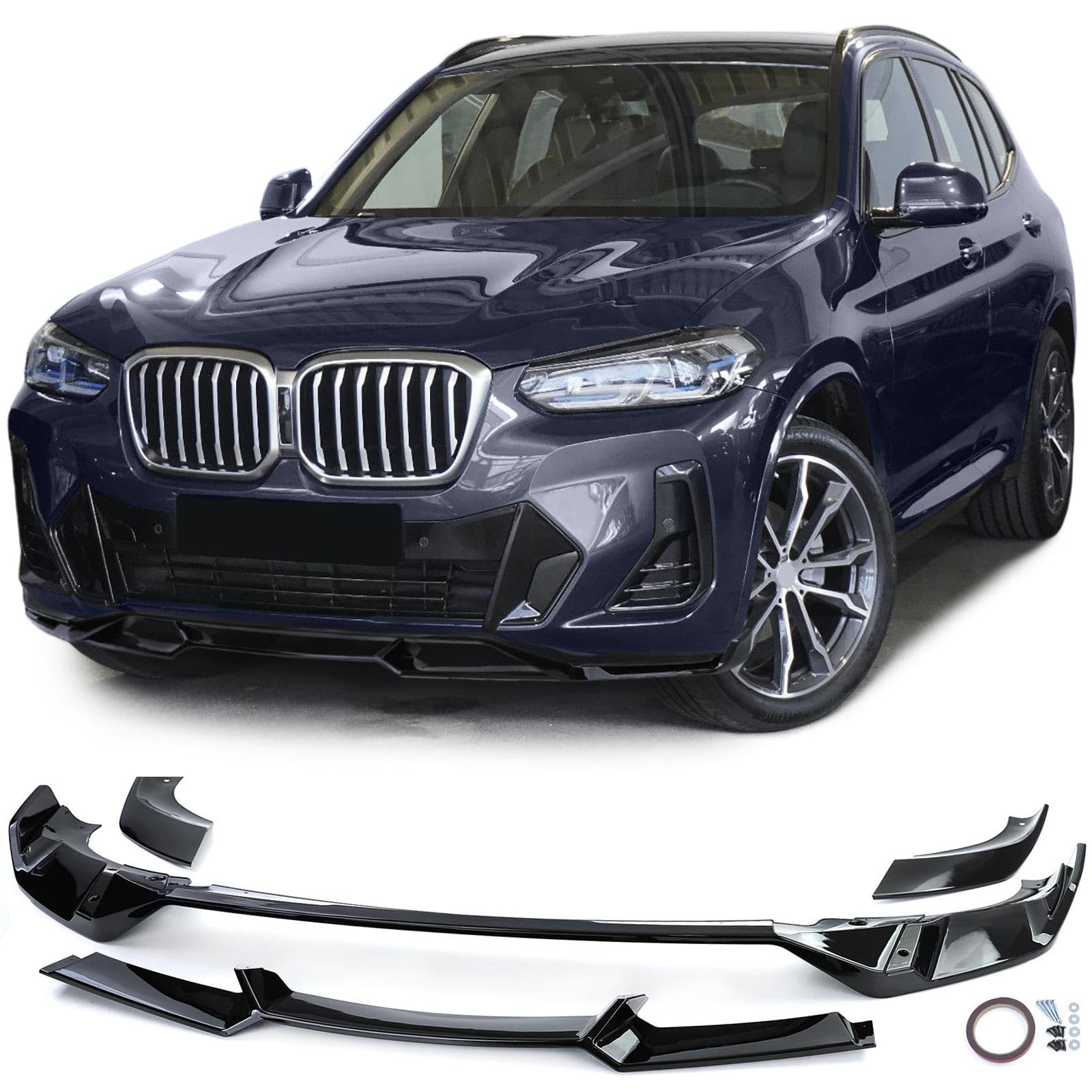Front Spoiler Lippe New Performance Schwarz Glanz passend für BMW X3 G01 ab 21 Front Spoiler Lippe New Performance Schwarz Glanz passend für BMW X3 G01 ab 21 von Tenzo-R