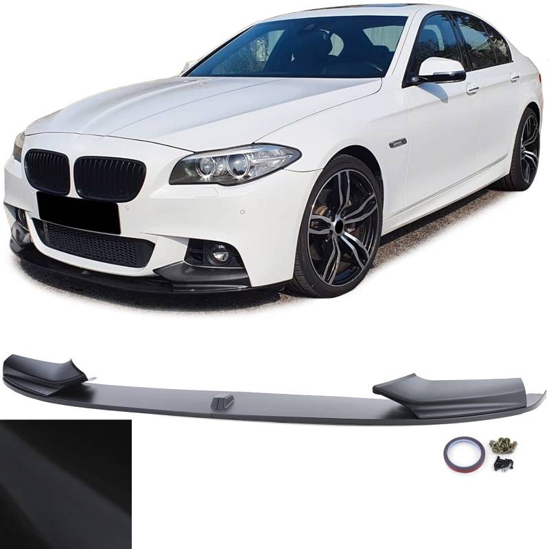 Front Spoiler Lippe Performance Matt passend für BMW 5er F10 F11 10-17 von Tenzo-R
