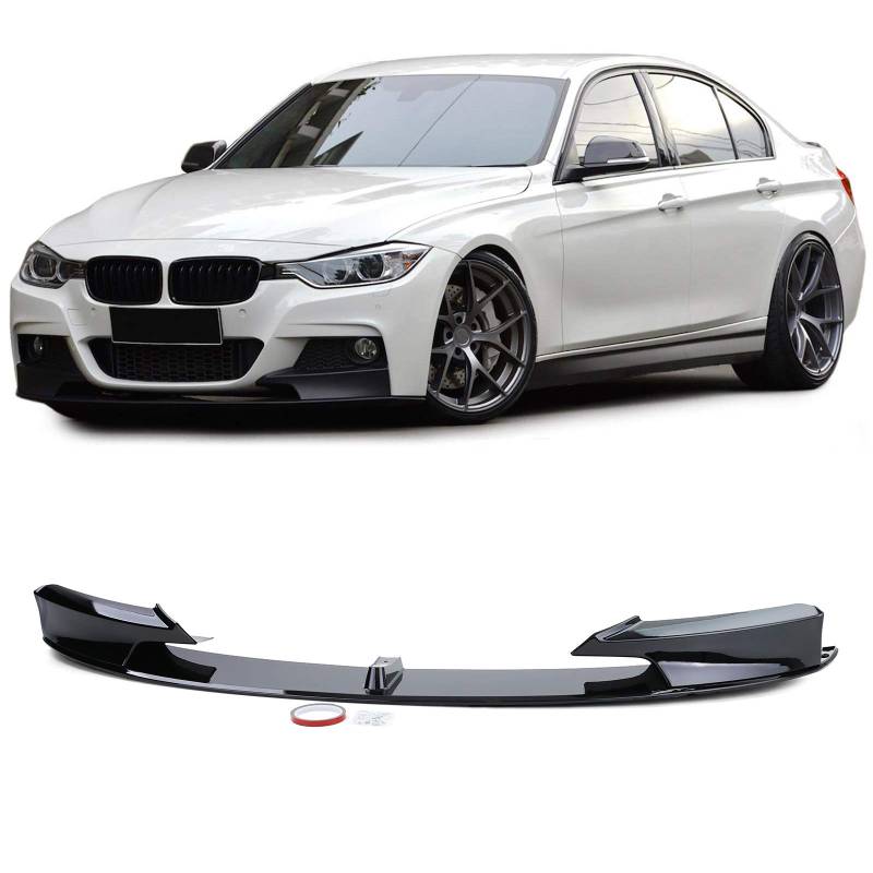 Front Spoiler Lippe Stoßstange Performance Look Glanz passend für BMW F30 F31 von Tenzo-R