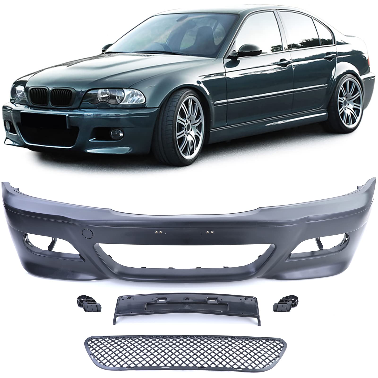Front Stoßstange Sport mit ABE passt für 3er BMW E46 Limousine Touring 98-05 Front Stoßstange Sport mit ABE passt für 3er BMW E46 Limousine Touring 98-05 von Tenzo-R