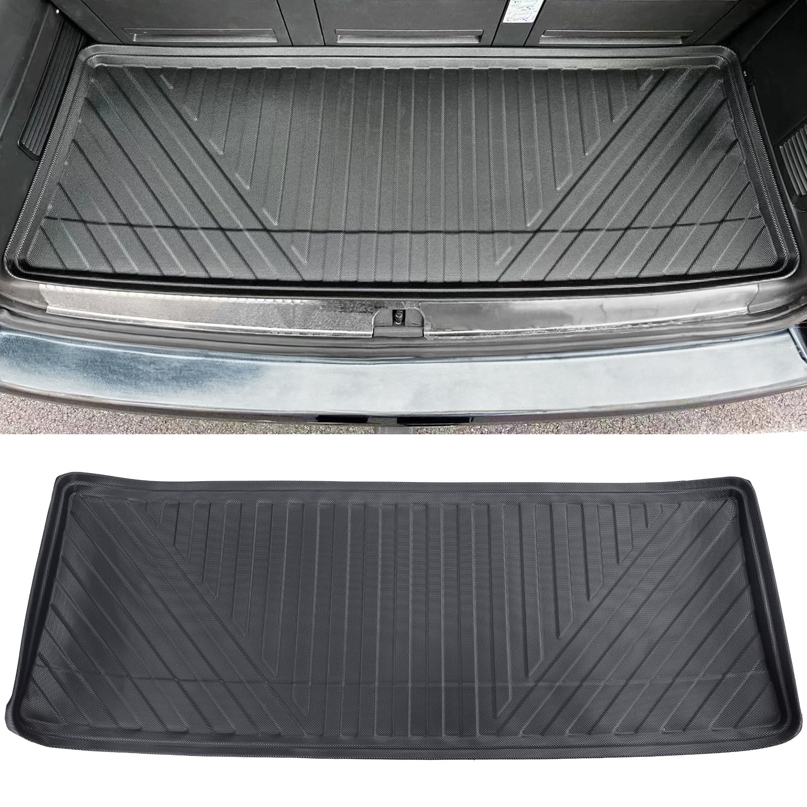 Gummi Kofferraummatte Premium passend für VW Bus T5 T6 T6.1 Kurz Gummi Kofferraummatte Premium passend für VW Bus T5 T6 T6.1 Kurz von Tenzo-R