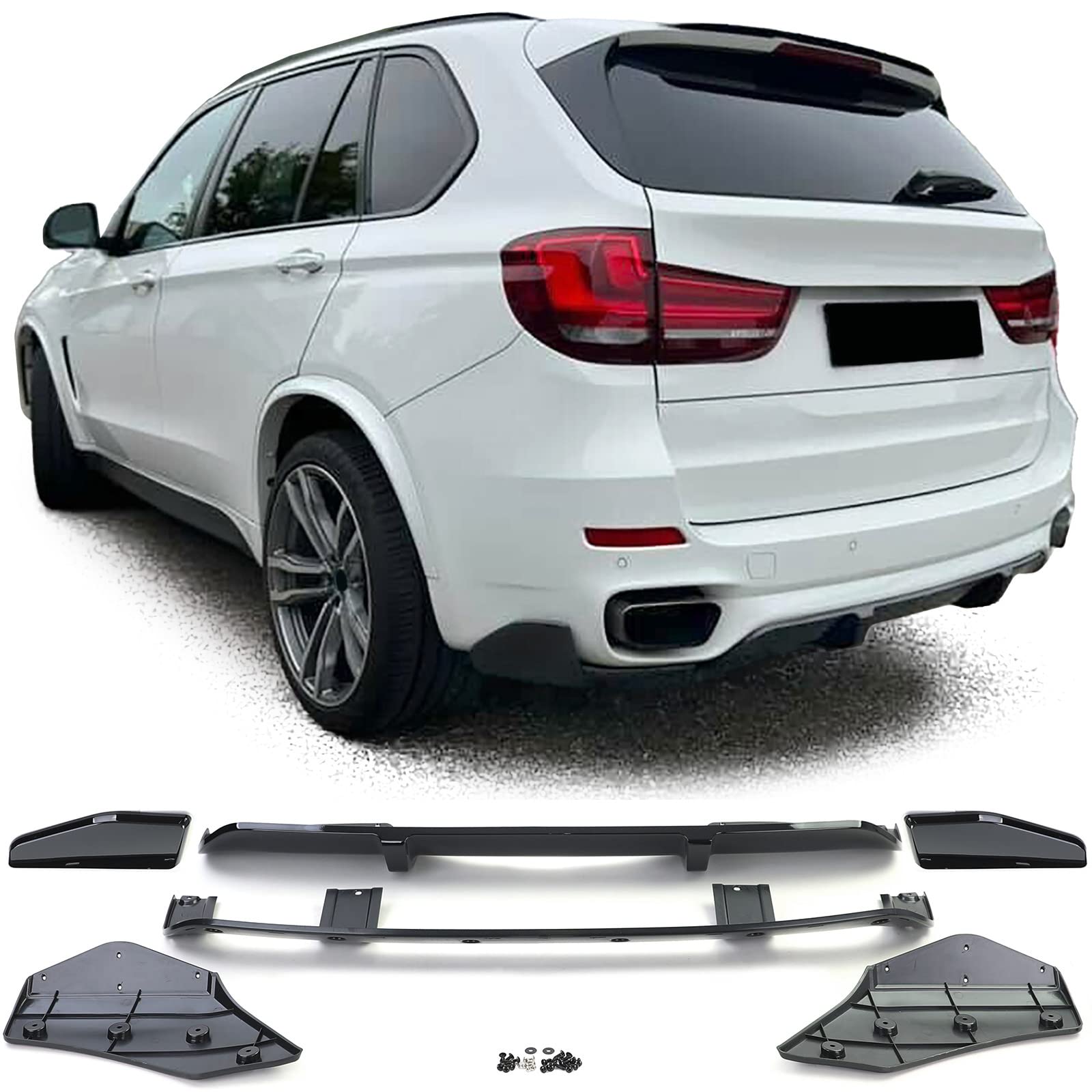 Heck Diffusor Performance Schwarz Glanz passend für BMW X5 F15 13-18 Heck Diffusor Performance Schwarz Glanz passend für BMW X5 F15 13-18 von Tenzo-R