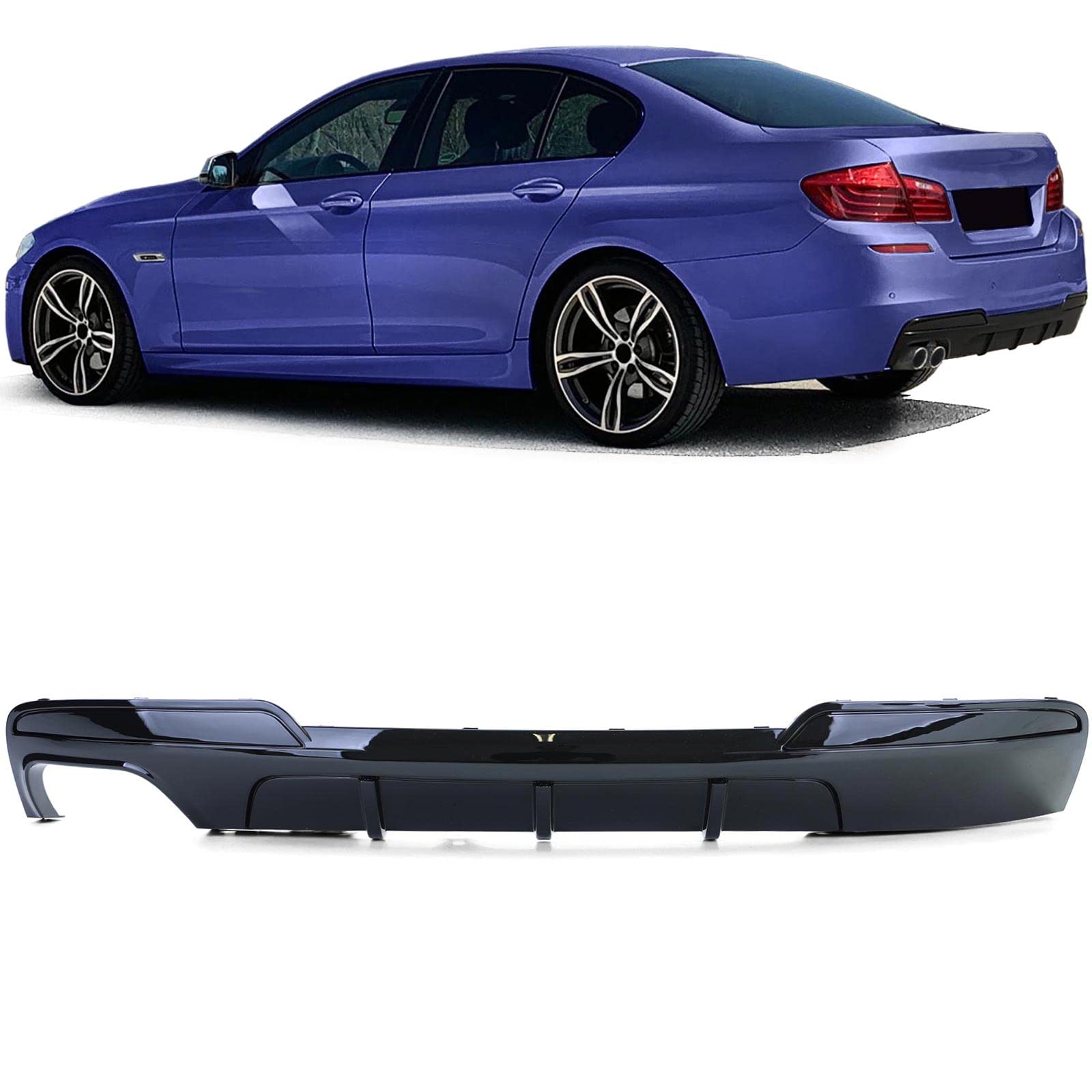 Heckdiffusor Performance Schwarz Glanz passt für BMW 5er F10 F11 520 525 528 530 Heckdiffusor Performance Schwarz Glanz passt für BMW 5er F10 F11 520 525 528 530 von Tenzo-R