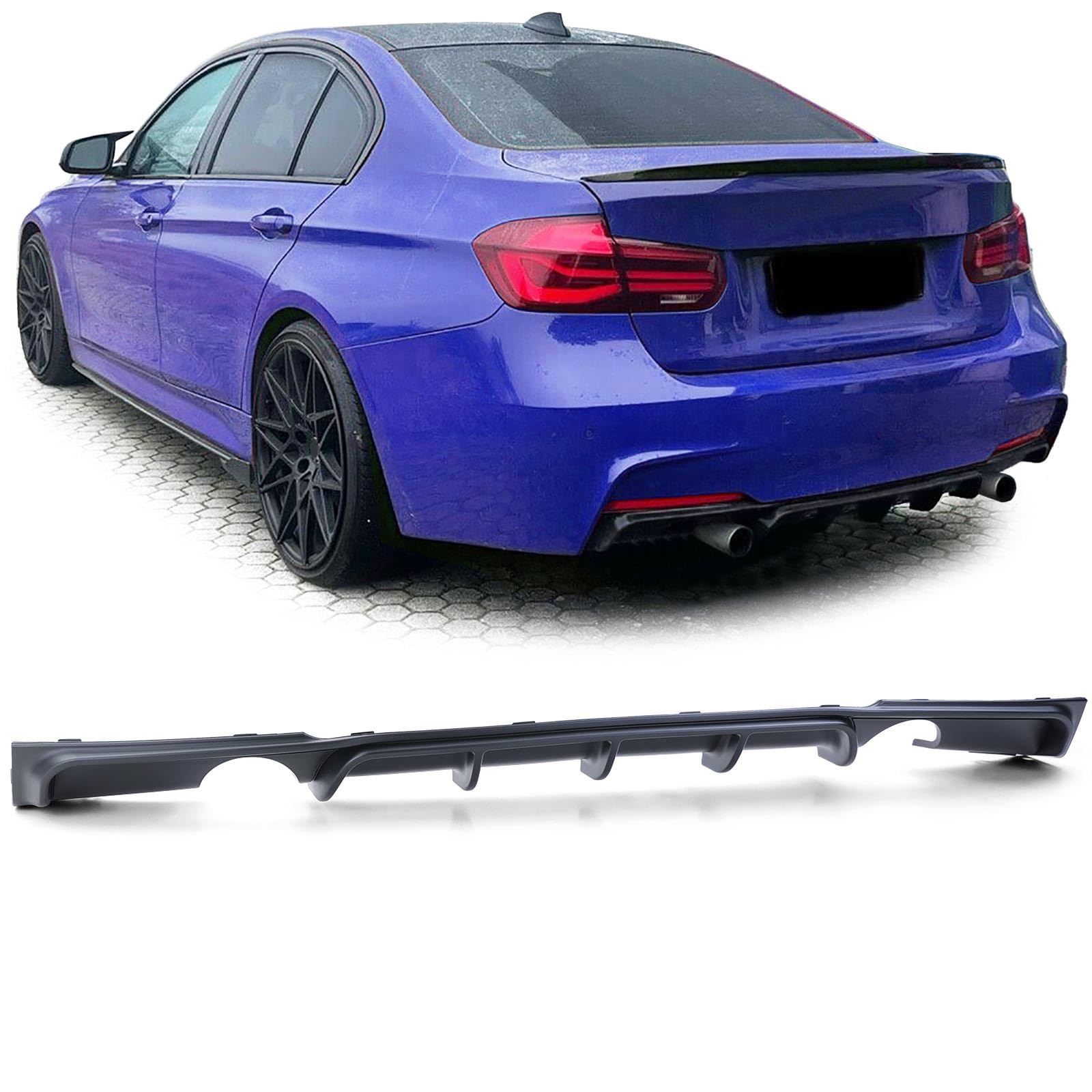 Heckdiffusor Performance Schwarz Matt passend für 3er BMW F30 F31 335i 340i Heckdiffusor Performance Schwarz Matt passend für 3er BMW F30 F31 335i 340i von Tenzo-R
