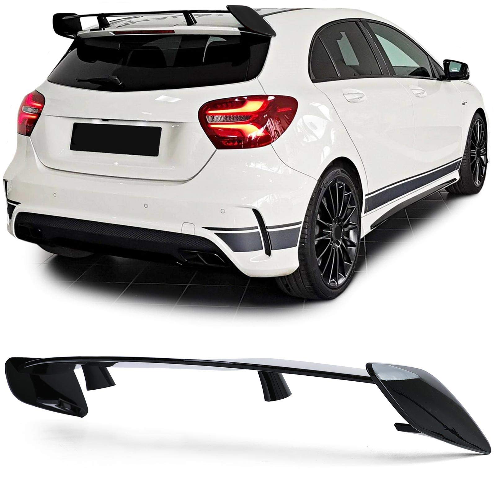 Heckspoiler Dachspoiler Schwarz glänzend für Mercedes A Klasse W176 ab 12 Heckspoiler Dachspoiler Schwarz glänzend für Mercedes A Klasse W176 ab 12 von Tenzo-R