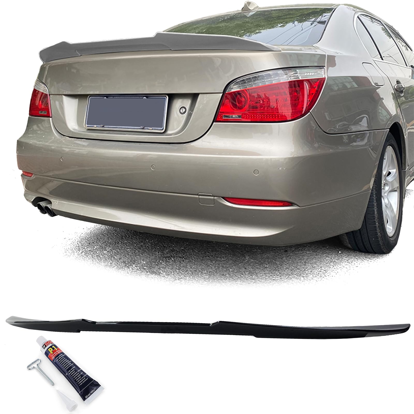 Heckspoiler Ducktail Schwarz Glanz passend für 5er BMW E60 Limousine 03-10 Heckspoiler Ducktail Schwarz Glanz passend für 5er BMW E60 Limousine 03-10 von Tenzo-R
