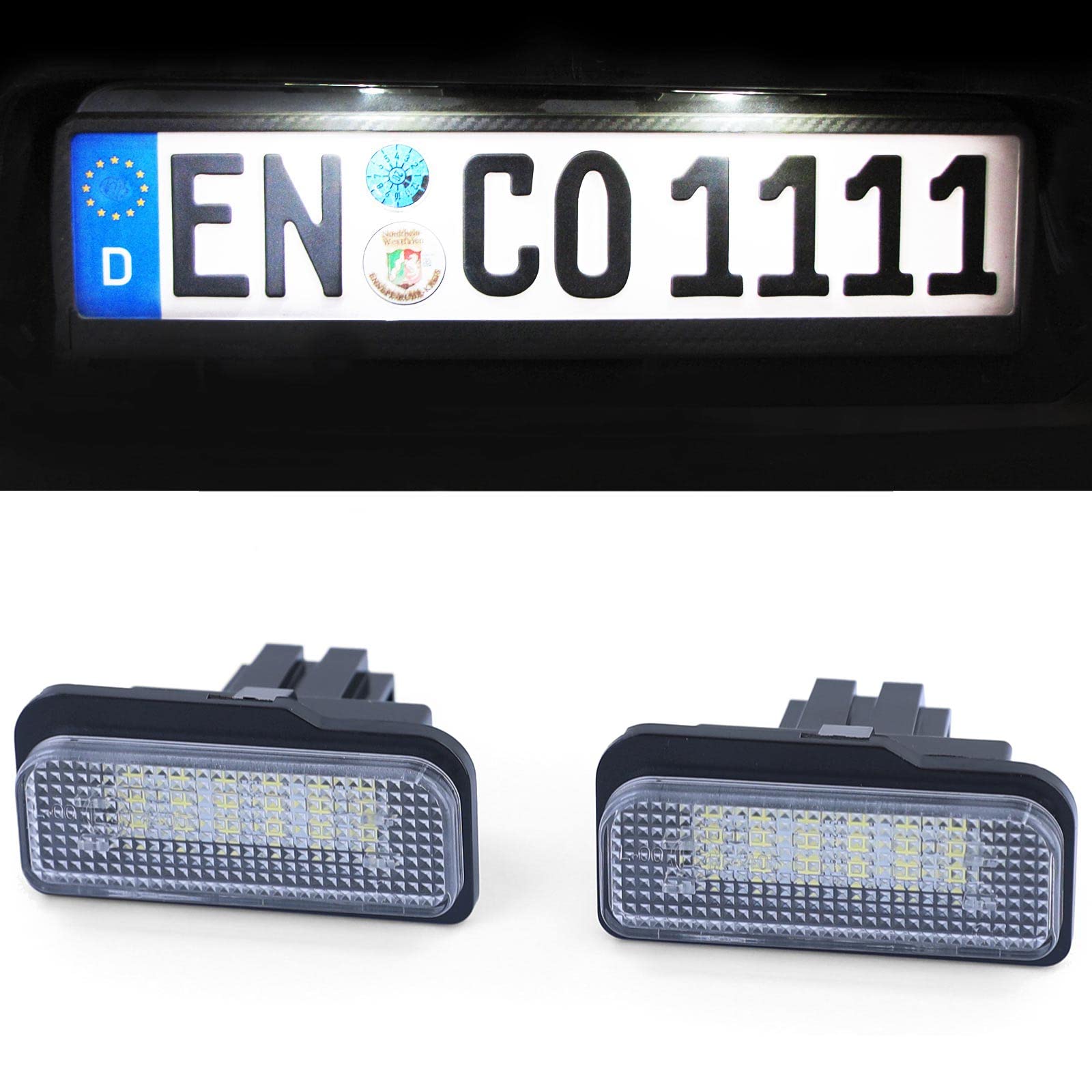 LED Kennzeichenbeleuchtung weiß 6000K für Tesla Model S 12-16 LED Kennzeichenbeleuchtung weiß 6000K für Tesla Model S 12-16 von Tenzo-R