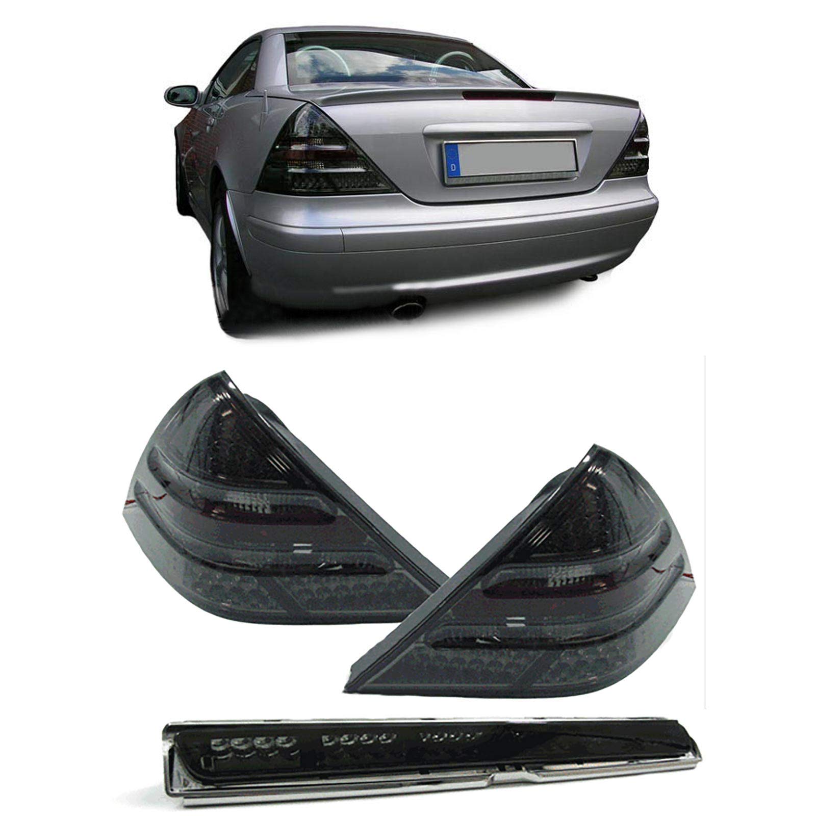 LED Rückleuchten + 3. Bremsleuchte Set 3 für Mercedes SLK R170 1996-2004 LED Rückleuchten + 3. Bremsleuchte Set 3 für Mercedes SLK R170 1996-2004 von Tenzo-R
