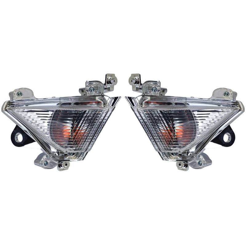 Motorrad Blinker Gehäuse Frontblinker Klarglas für Kawasaki Ninja ZX10R 04-05 von Tenzo-R