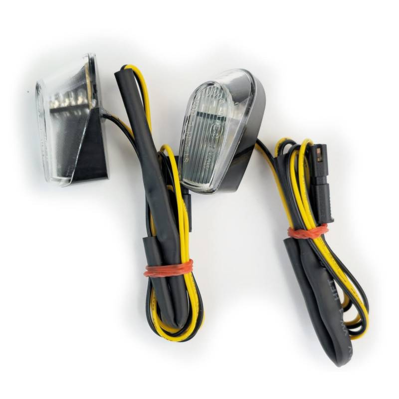 Motorrad LED Verkleidungsblinker Blinker Set Klarglas für BMW S 1000 RR von Tenzo-R