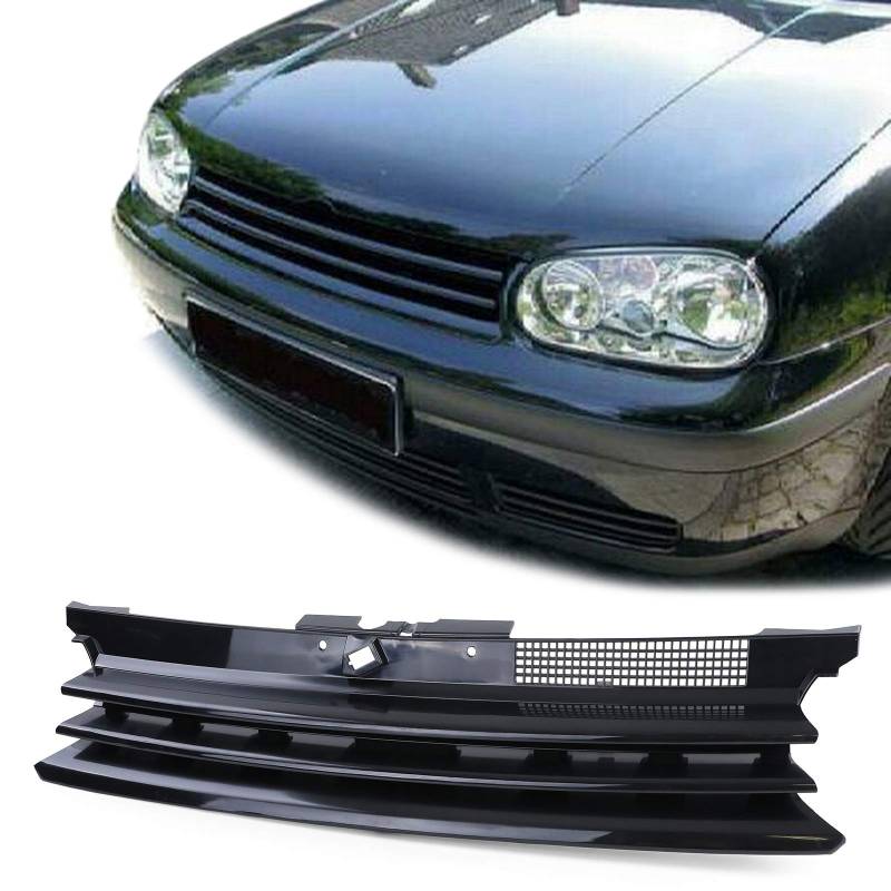 Sport Grill Kühlergrill ohne Emblem für VW Golf 4 97-03 von Tenzo-R