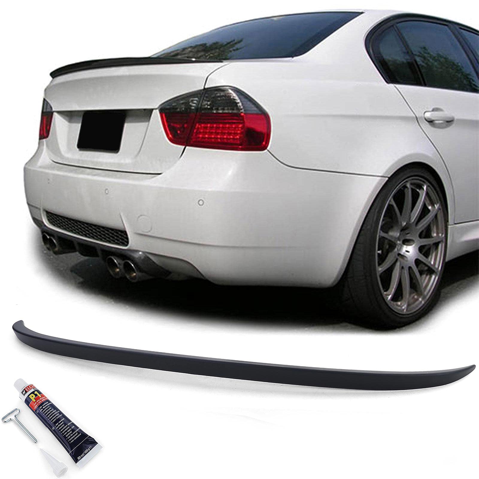 Sport Heckspoiler Schwarz Matt passend für BMW 3er E90 Limousine 05-11 Sport Heckspoiler Schwarz Matt passend für BMW 3er E90 Limousine 05-11 von Tenzo-R