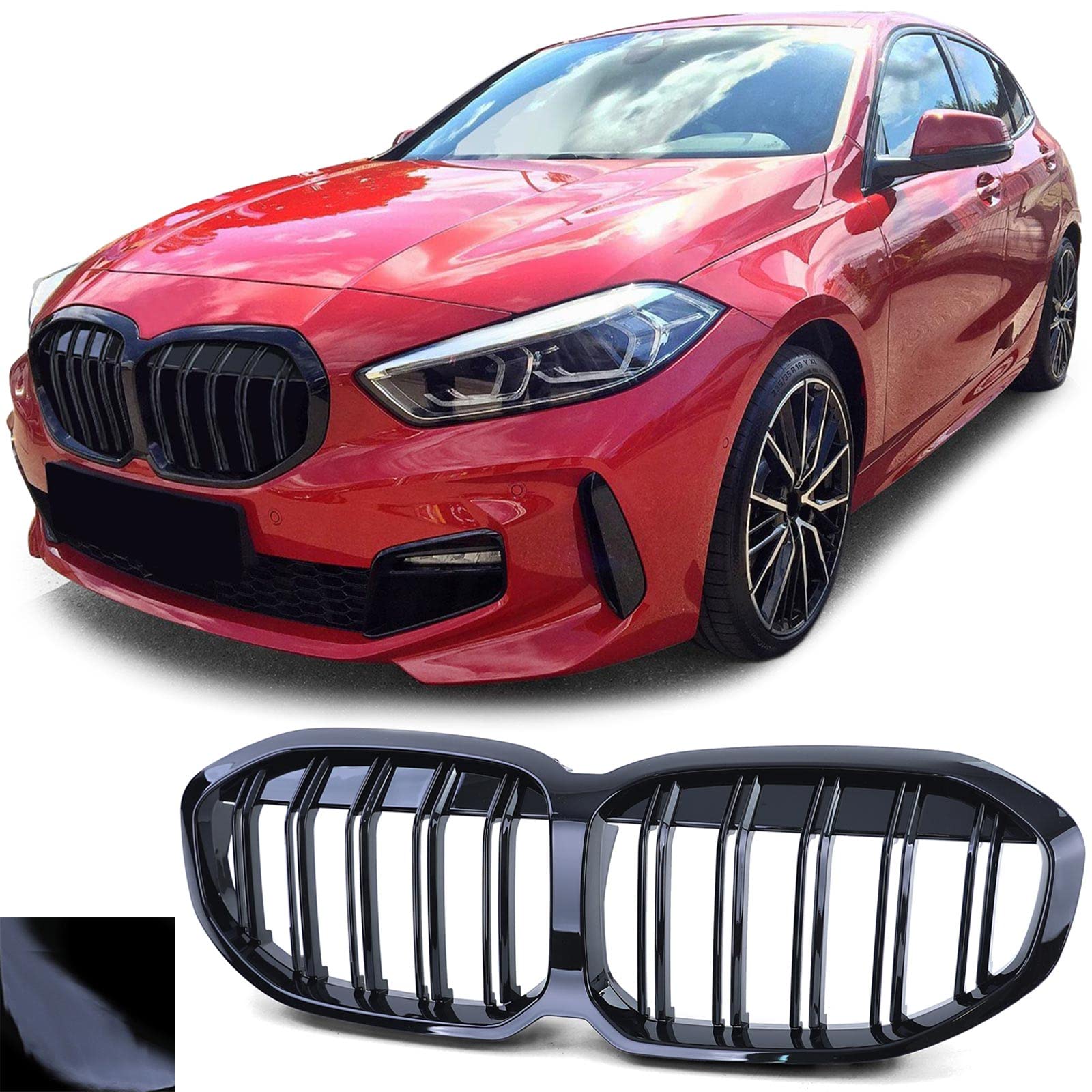 Sport Kühlergrill Doppelsteg Performance Glanz passend für BMW 1er F40 ab 19 Sport Kühlergrill Doppelsteg Performance Glanz passend für BMW 1er F40 ab 19 von Tenzo-R