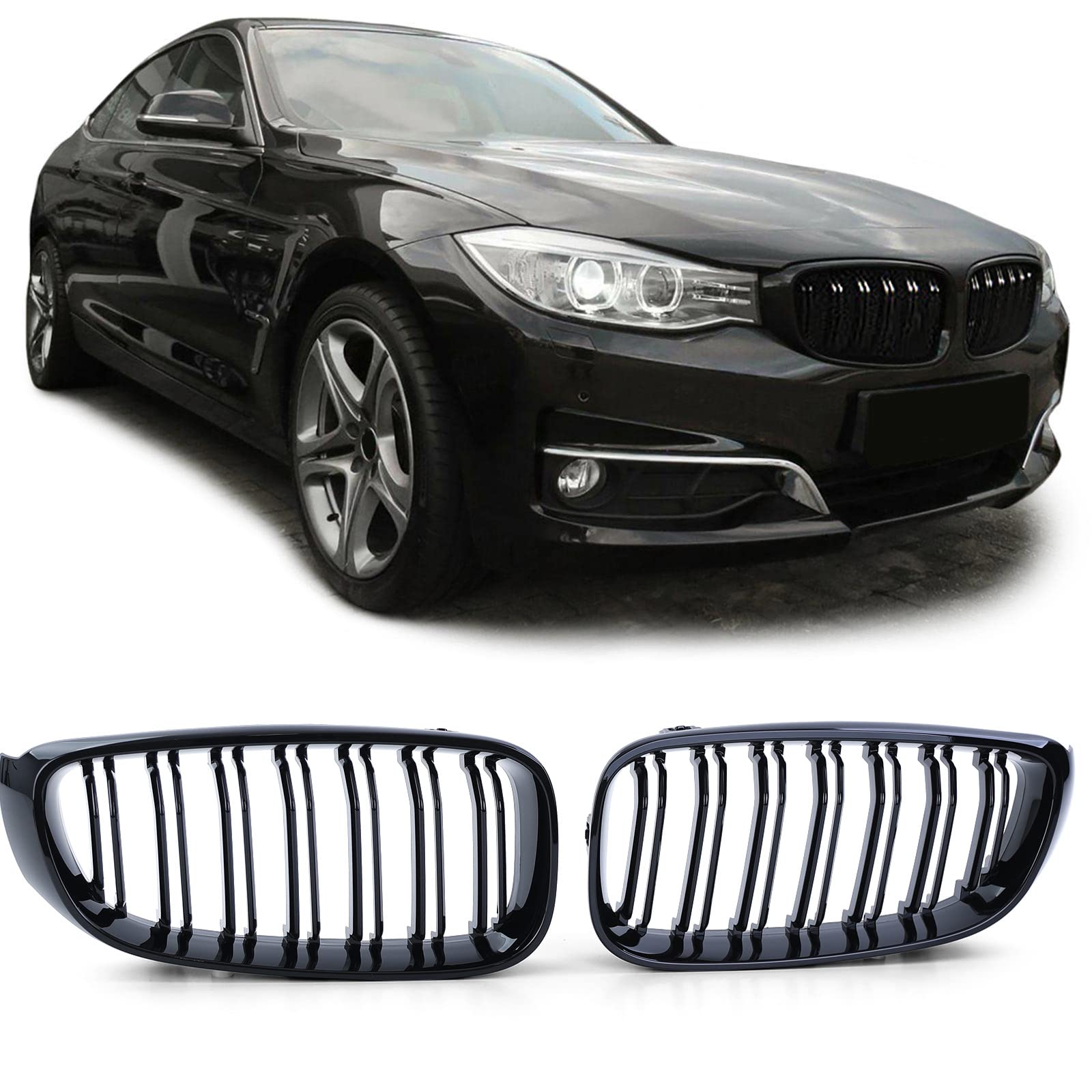 Sport Kühlergrill Doppelsteg Performance Glanz passend für BMW 3er GT F34 Sport Kühlergrill Doppelsteg Performance Glanz passend für BMW 3er GT F34 von Tenzo-R