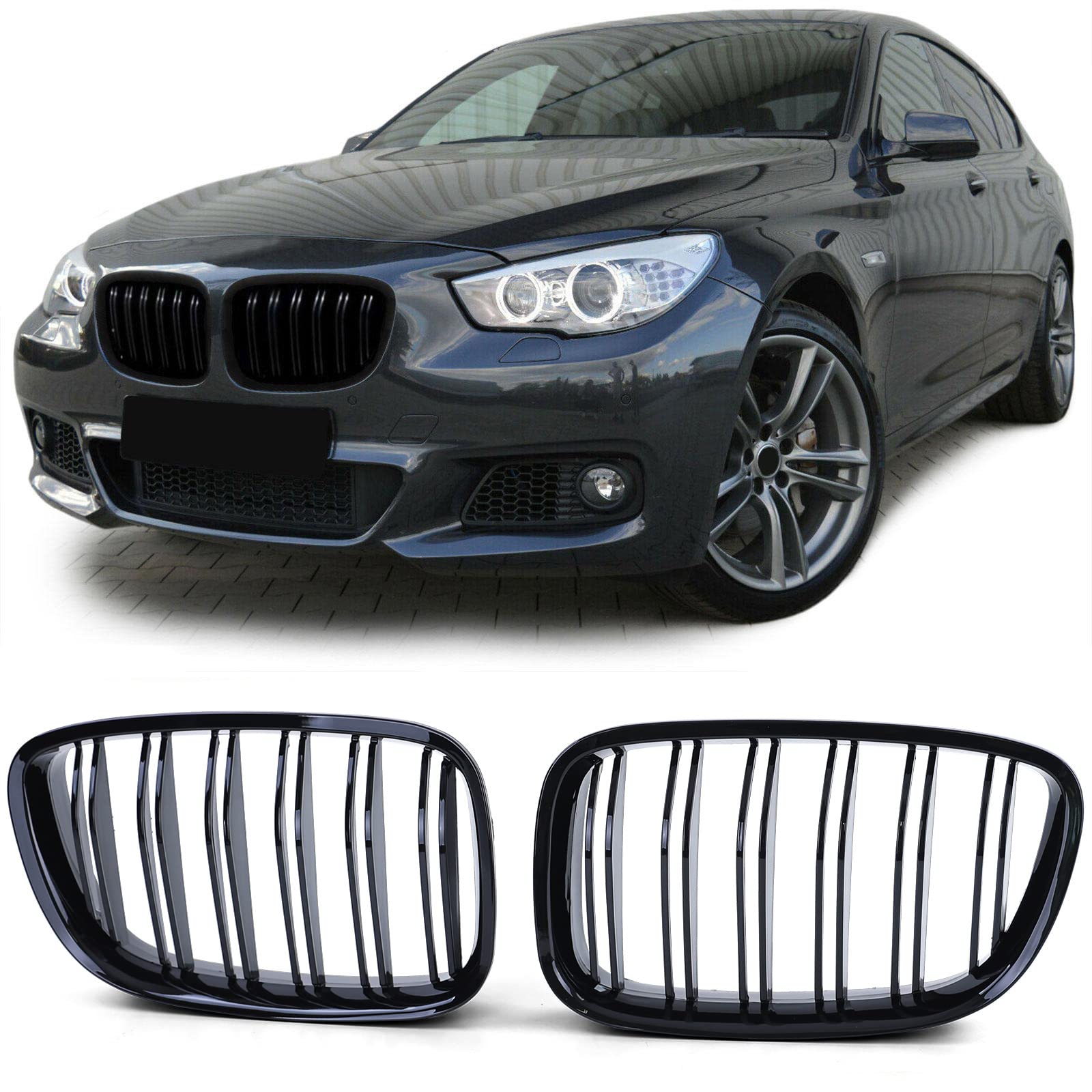 Sport Kühlergrill Doppelsteg Performance Glanz passend für BMW 5er GT F07 Sport Kühlergrill Doppelsteg Performance Glanz passend für BMW 5er GT F07 von Tenzo-R