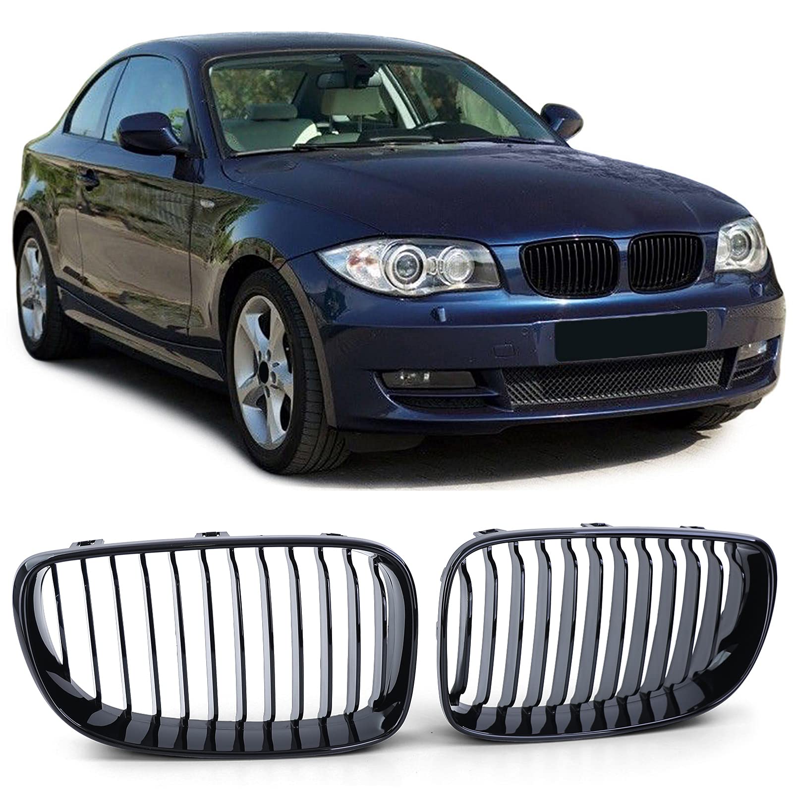 Sport Kühlergrill Performance Glanz passt für 1er BMW E81 E82 E87 E88 ab 2007 Sport Kühlergrill Performance Glanz passt für 1er BMW E81 E82 E87 E88 ab 2007 von Tenzo-R