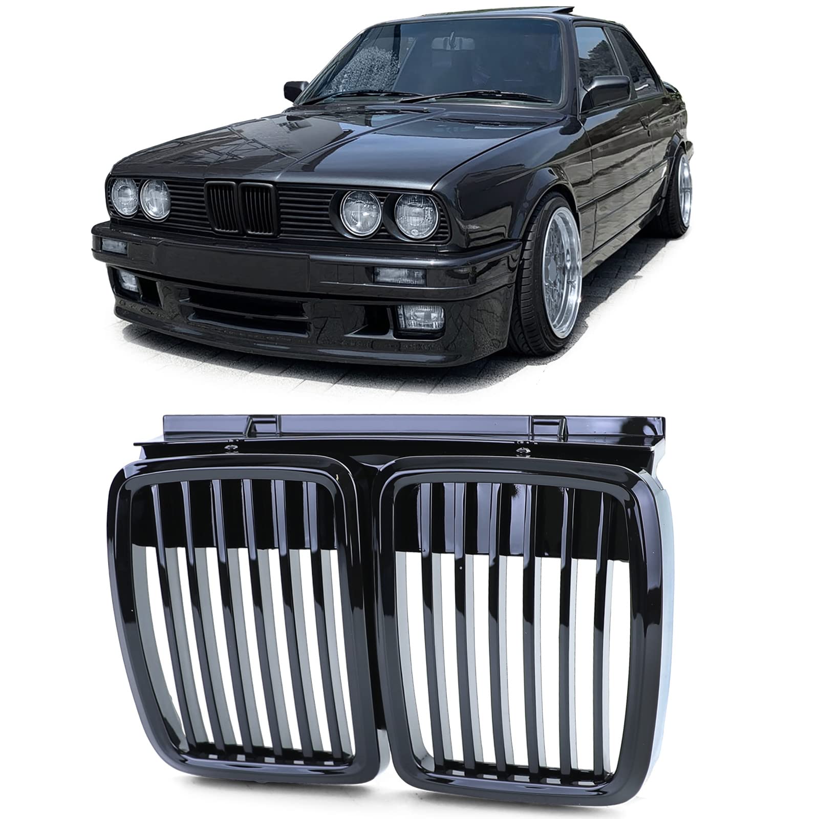 Sport Kühlergrill Performance Schwarz Glanz passend für BMW 3er E30 82-94 Sport Kühlergrill Performance Schwarz Glanz passend für BMW 3er E30 82-94 von Tenzo-R