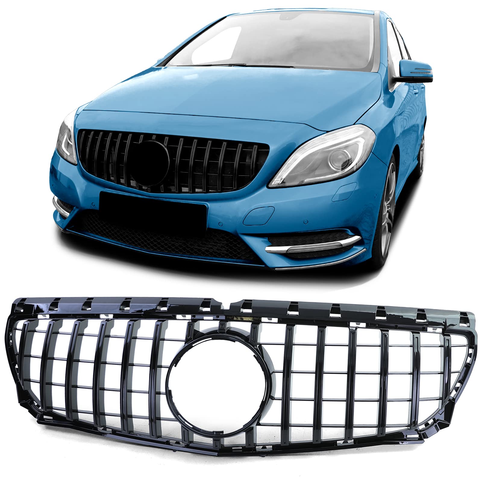 Sport Kühlergrill Schwarz Glanz passend für Mercedes B Klasse W246 11-14 Sport Kühlergrill Schwarz Glanz passend für Mercedes B Klasse W246 11-14 von Tenzo-R