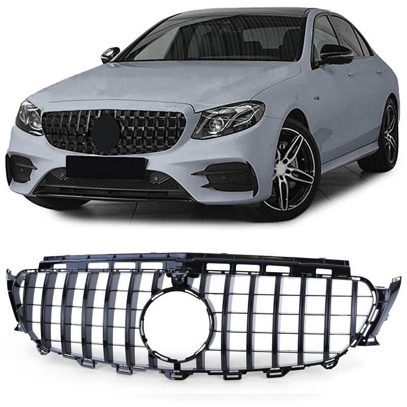 Sport Kühlergrill Schwarz Glanz passt für Mercedes E W213 S213 C238 A238 16-20 von Tenzo-R