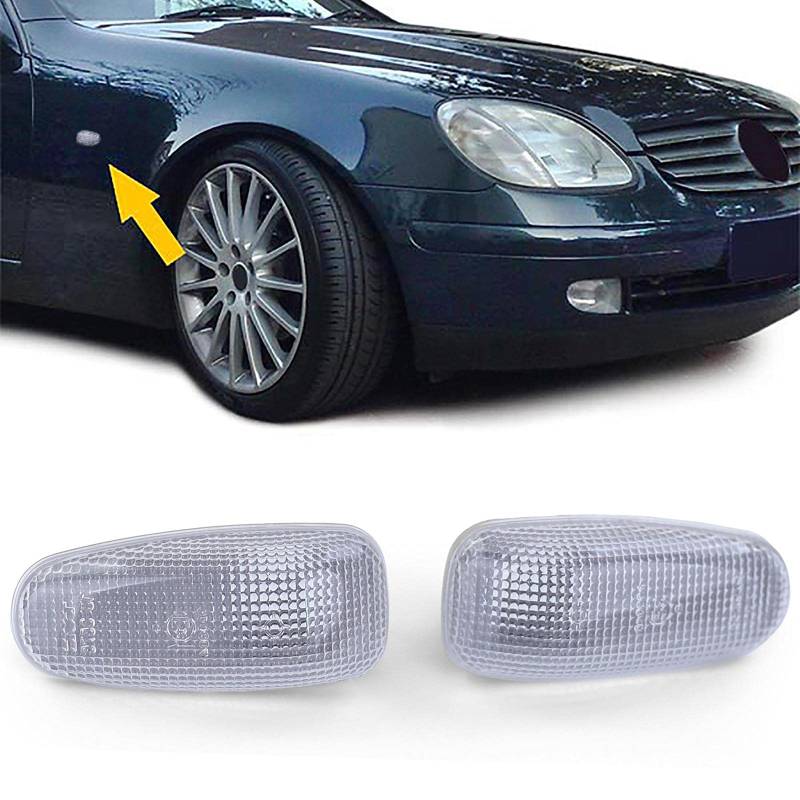 Seitenblinker weiß Set für Mercedes Sprinter Vito W210 SLK R170 von Tenzo-R
