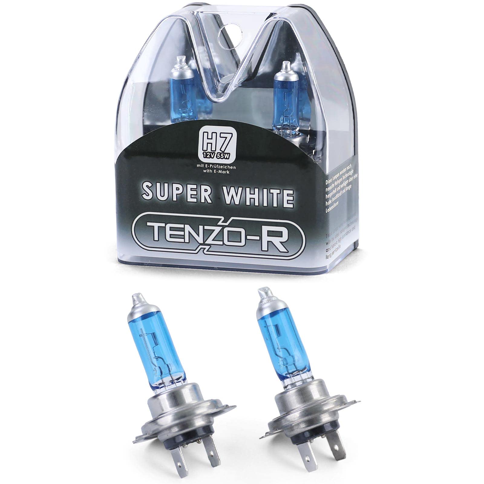 Tenzo-R H7 55W Super White Leuchtmittel Birnen Lampen Scheinwerfer Birnen 12 Volt von Tenzo-R