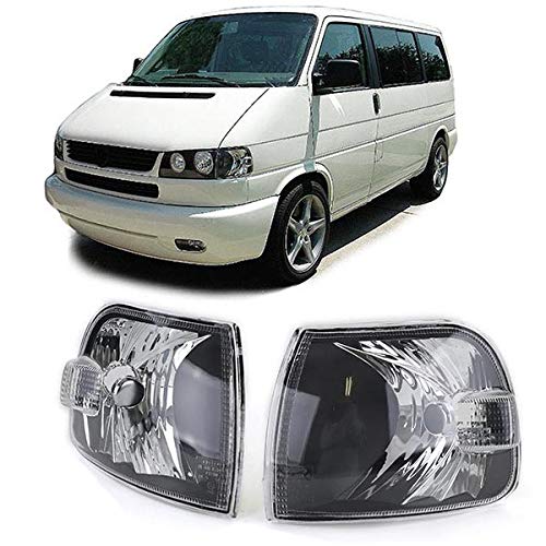 Klarglas Blinker schwarz für VW Bus T4 Multivan Caravelle ab 96 von Tenzo-R