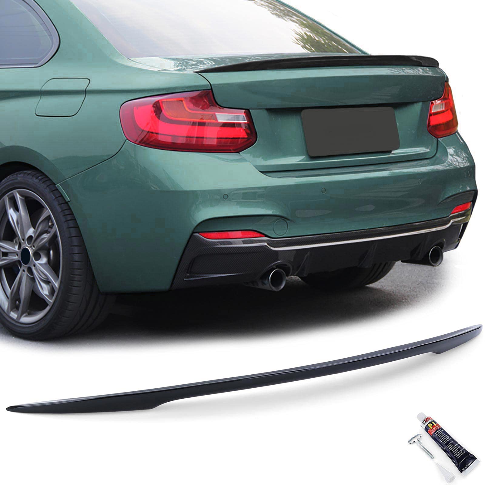 Sport Performance Heckspoiler Lippe Schwarz Glanz passend für BMW 2er F22 Coupe Sport Performance Heckspoiler Lippe Schwarz Glanz passend für BMW 2er F22 Coupe von Tenzo-R