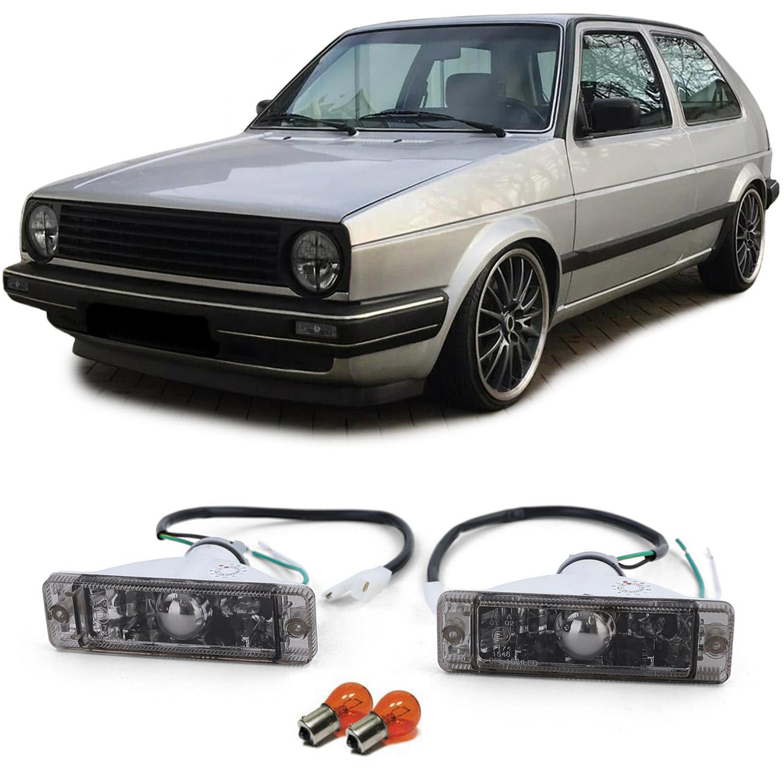 Tenzo-R Klarglas Blinker mit Standlicht Schwarz Smoke für VW Golf 1 2 Jetta 1 2 Polo 86C Tenzo-R Klarglas Blinker mit Standlicht Schwarz Smoke für VW Golf 1 2 Jetta 1 2 Polo 86C von Tenzo-R