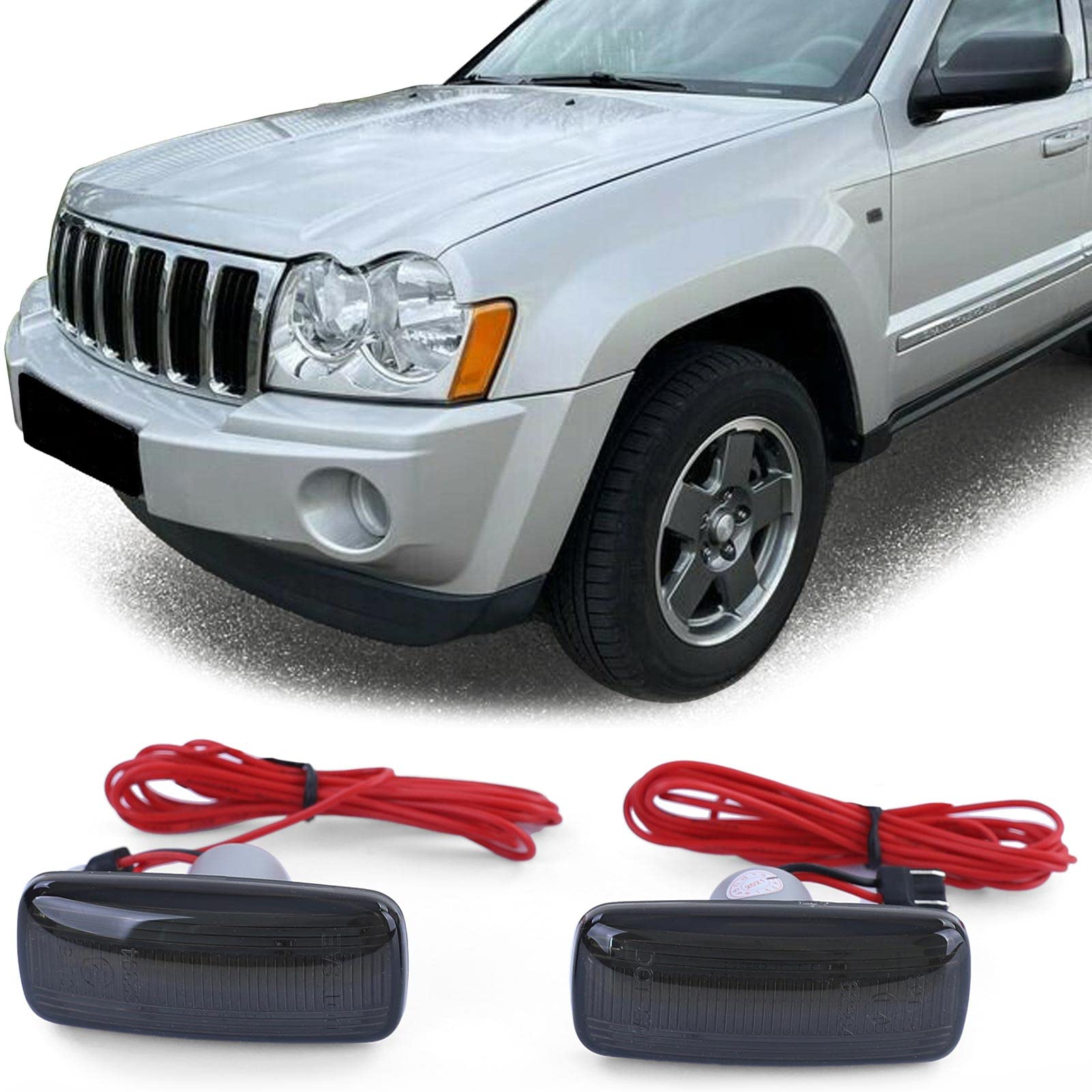 Tenzo-R LED Lightbar Seitenblinker Schwarz für Jeep Liberty 08-12 Grand Cherokee 3 05-10 Tenzo-R LED Lightbar Seitenblinker Schwarz für Jeep Liberty 08-12 Grand Cherokee 3 05-10 von Tenzo-R