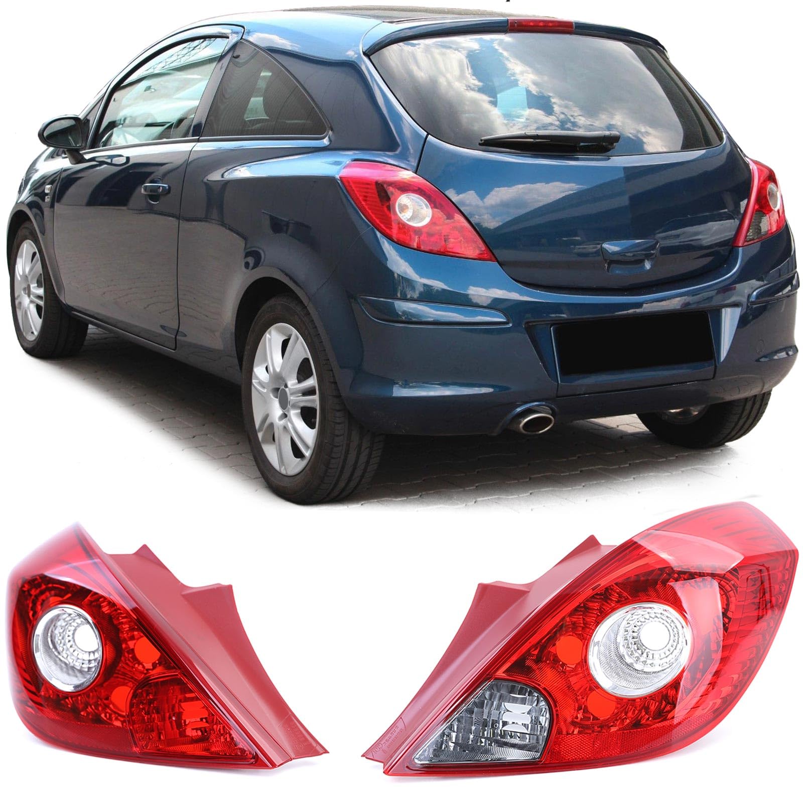 Tenzo-R Rückleuchten Paar Links Rechts für Opel Corsa D 3-türer 06-14 Tenzo-R Rückleuchten Paar Links Rechts für Opel Corsa D 3-türer 06-14 von Tenzo-R