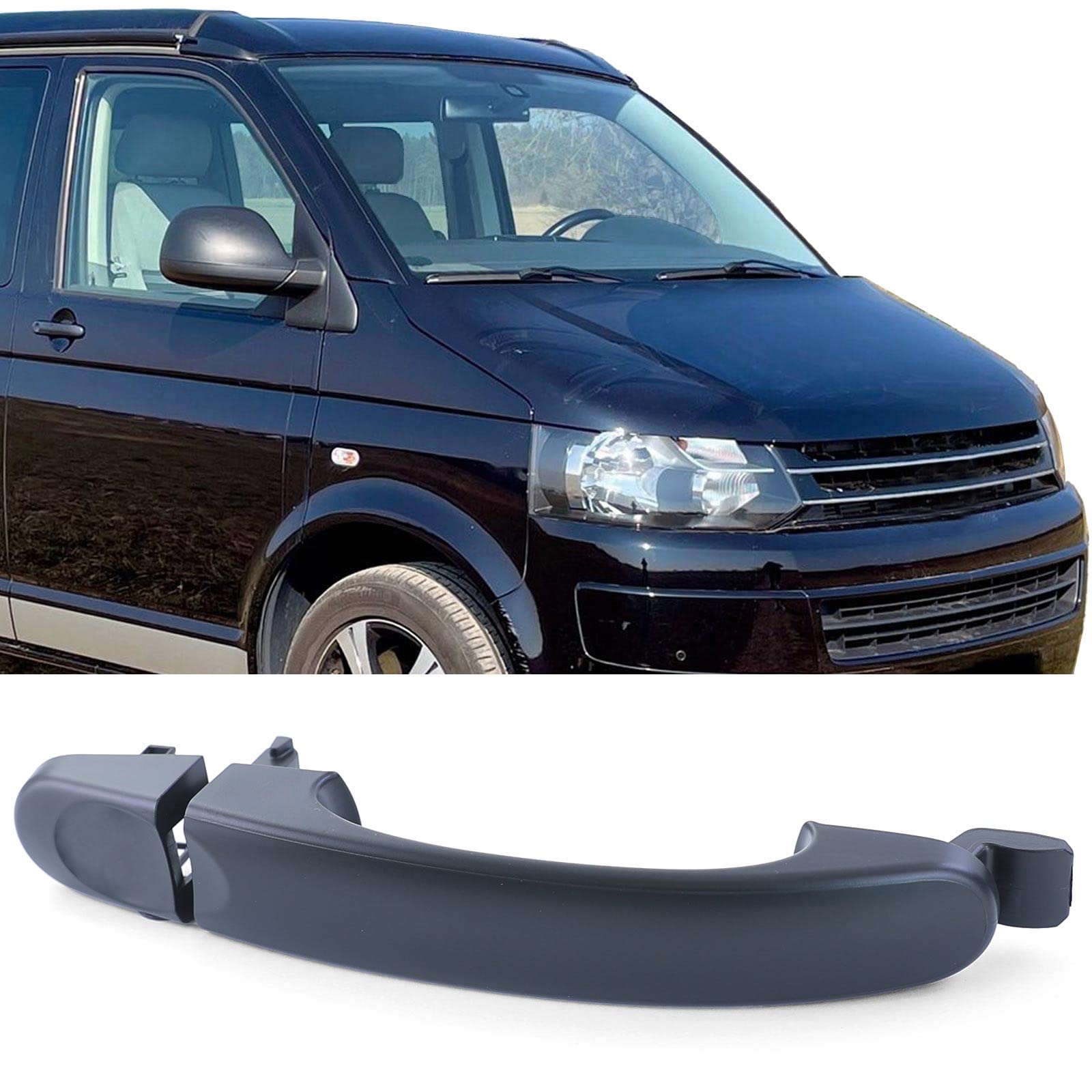 Türgriff Türöffner Aussen Schwarz Beifahrertür Rechts für VW Bus T5 03-09 Türgriff Türöffner Aussen Schwarz Beifahrertür Rechts für VW Bus T5 03-09 von Tenzo-R
