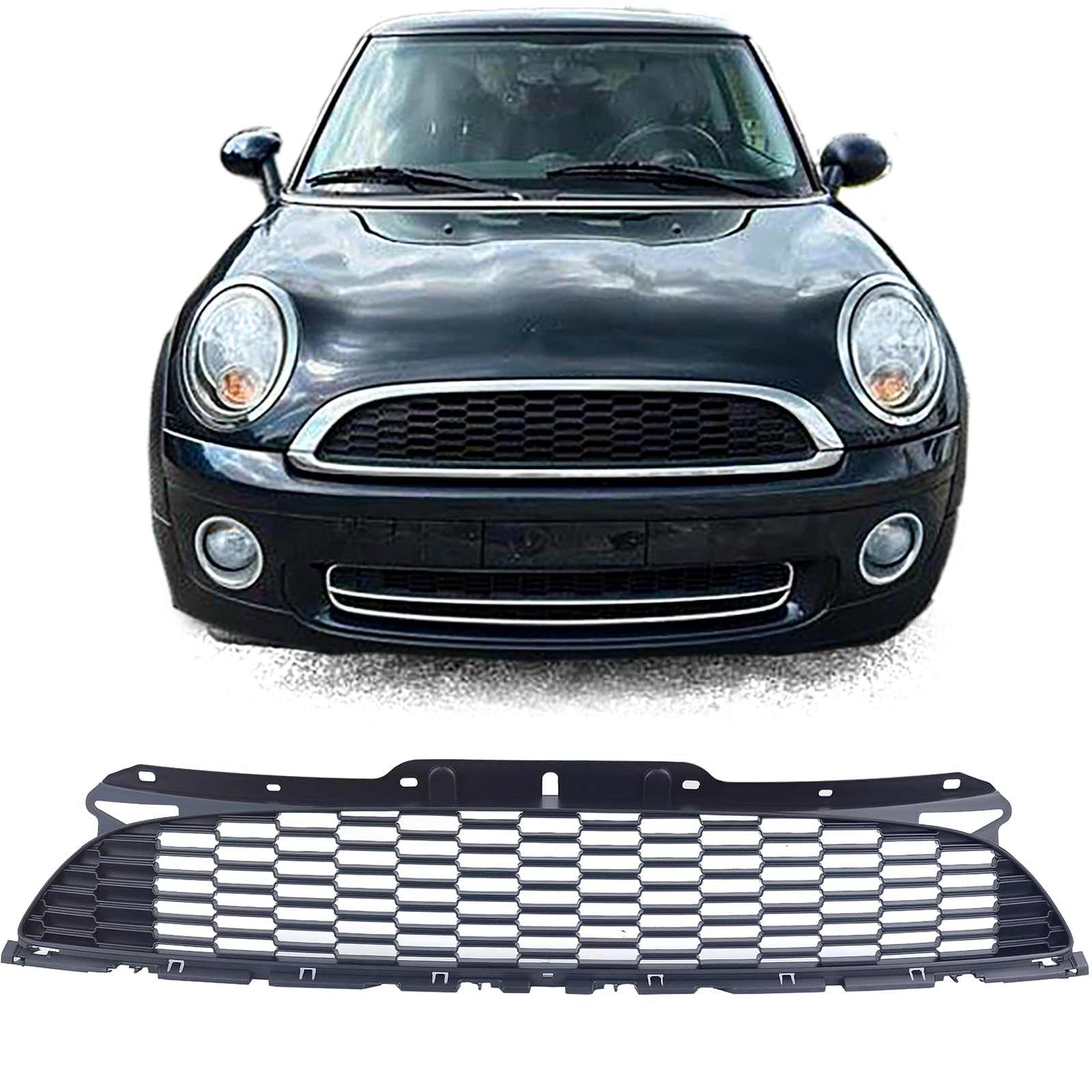 Waben Kühlergrill Schwarz Matt für Mini One Cooper JCW R56 R57 R58 R59 Waben Kühlergrill Schwarz Matt für Mini One Cooper JCW R56 R57 R58 R59 von Tenzo-R