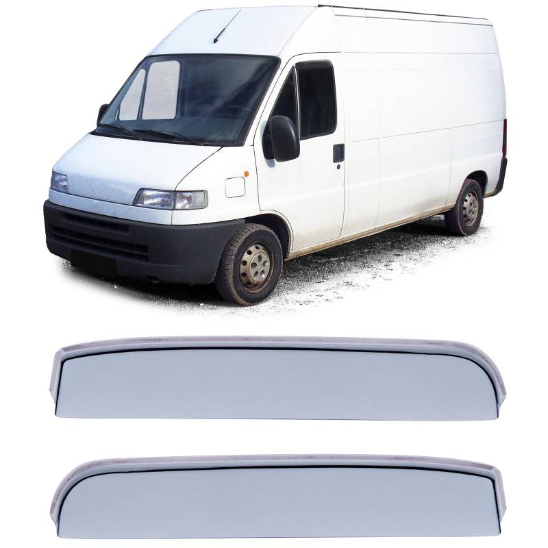 Windabweiser Regenabweiser Windschutz Hell für Fiat Ducato 2 230 244 94-06 von Tenzo-R