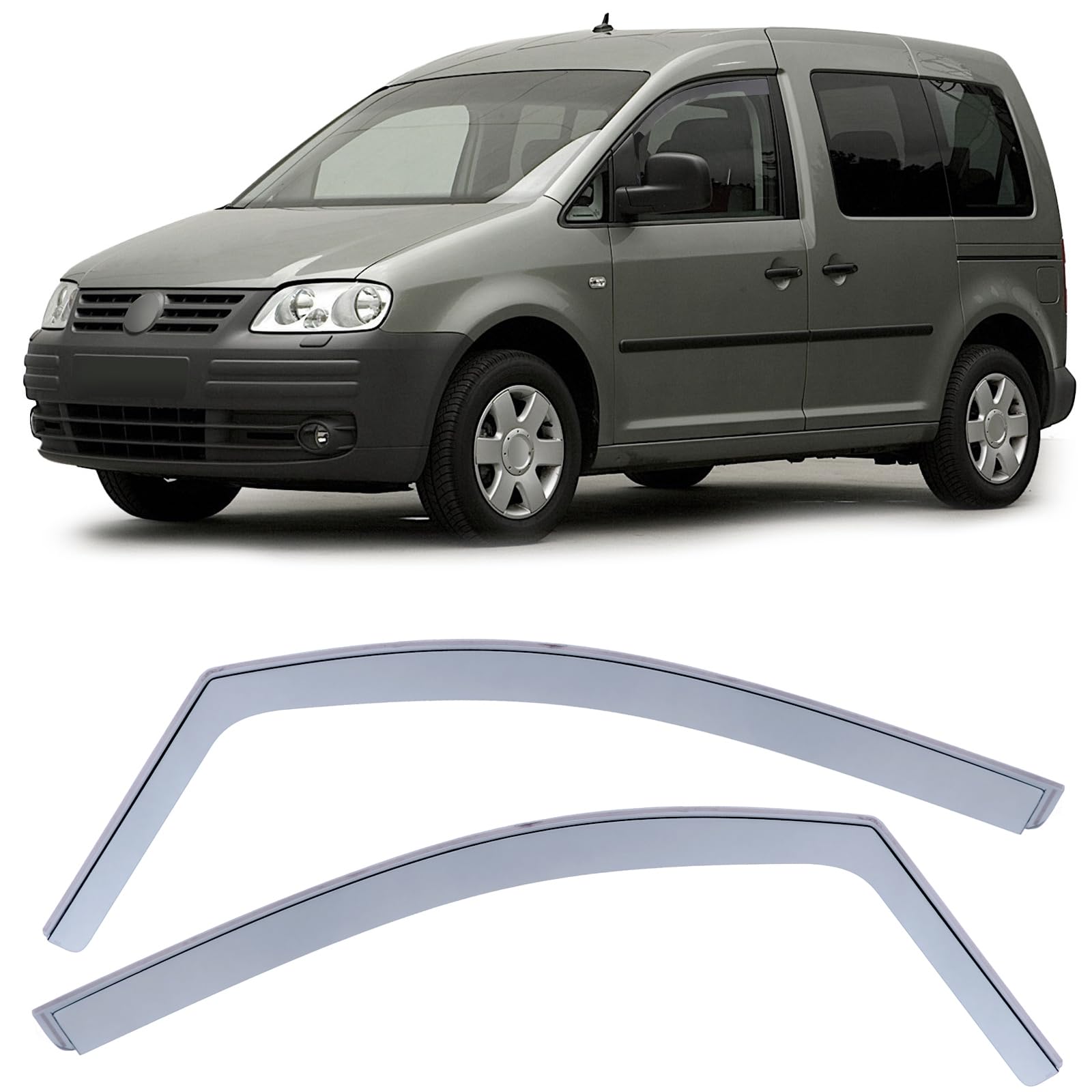 Windabweiser Regenabweiser Windschutz Hell für VW Caddy 3 2K 04-15 Windabweiser Regenabweiser Windschutz Hell für VW Caddy 3 2K 04-15 von Tenzo-R