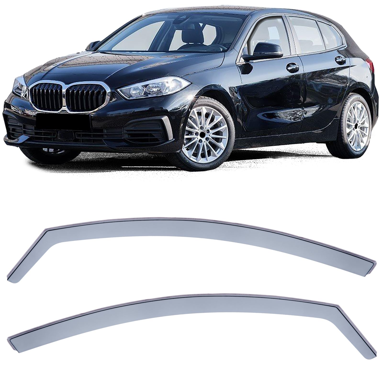 Windabweiser Regenabweiser Windschutz Schwarz Smoke für 1er BMW F40 ab 19 Windabweiser Regenabweiser Windschutz Schwarz Smoke für 1er BMW F40 ab 19 von Tenzo-R