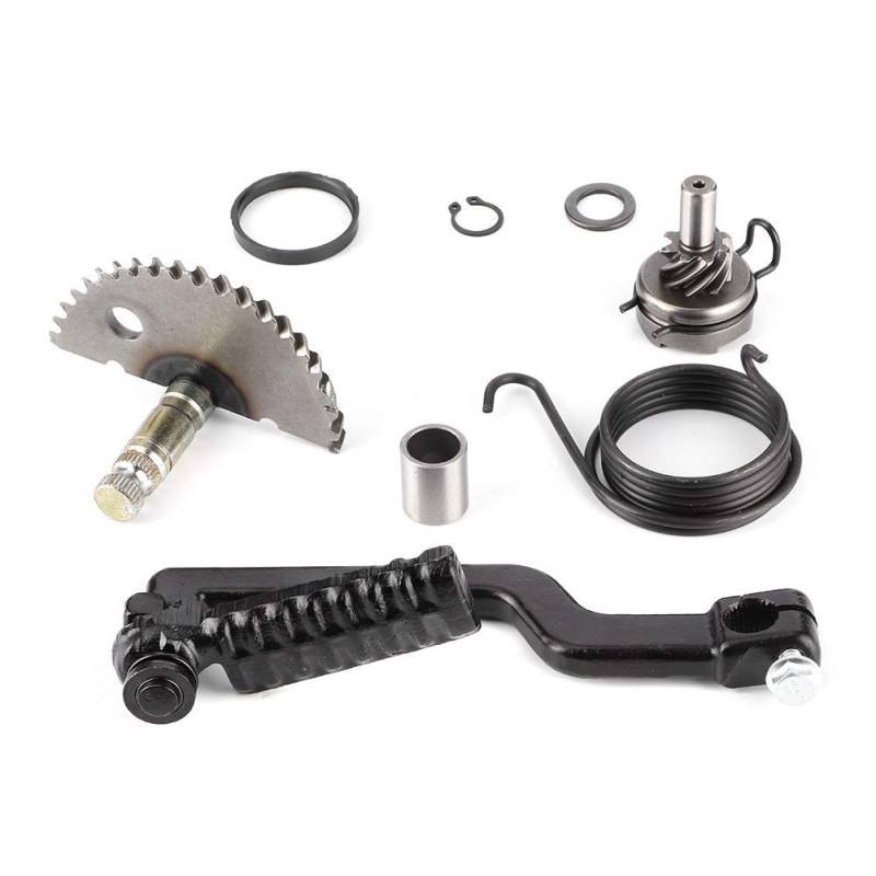 Scooter Moped Kickstart Zahnrad Starterwelle Rebuild Kit Leerlauf Zahnrad Federstart Montage Passend für GY6 49CC 50CC 80CC 100CC Scooter von Terisass