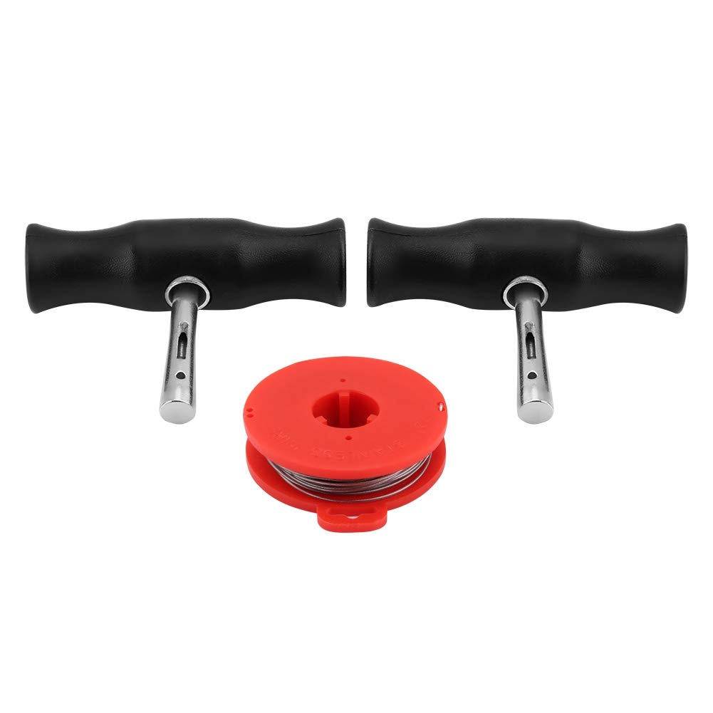 Werkzeugset zum Entfernen von Windschutzscheiben für Auto, professionelles Reparatur-Set mit Griffen zum Entfernen der Windschutzscheibe + Parabrisaskabel, Klavierseil für Windschutzscheibe + Werkzeugset zum Entfernen von Windschutzscheiben für Auto, professionelles Reparatur-Set mit Griffen zum Entfernen der Windschutzscheibe + Parabrisaskabel, Klavierseil für Windschutzscheibe + von Terisass