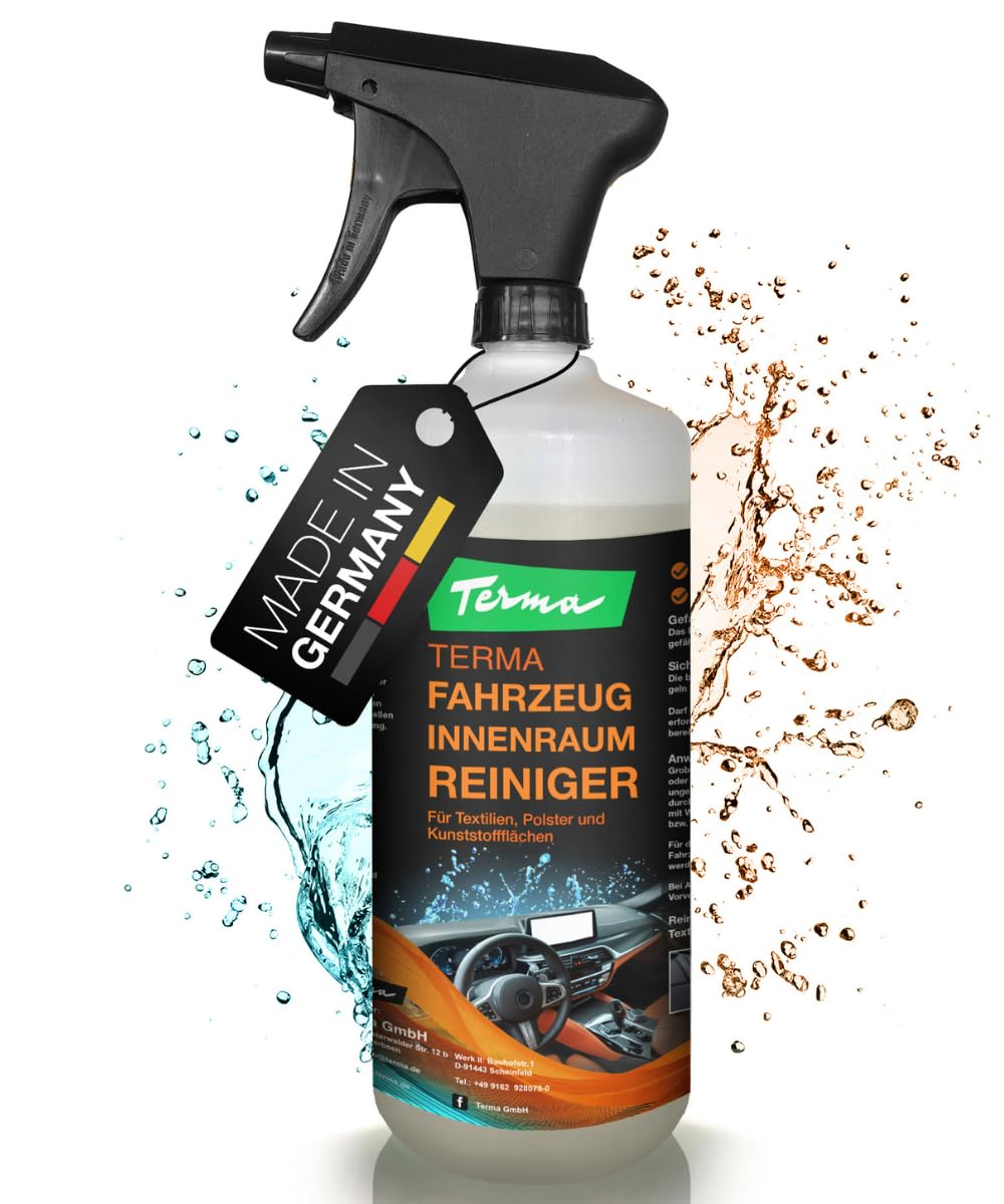Terma Innenraumreiniger 1l Extra Starkes Made in Germany Wohnwagen Reiniger aussen und Innenreiniger Boden, Regenstreifen entferner, Vorzeltreiniger, Wohnmobilreiniger, uvm. Terma Innenraumreiniger 1l Extra Starkes Made in Germany Wohnwagen Reiniger aussen und Innenreiniger Boden, Regenstreifen entferner, Vorzeltreiniger, Wohnmobilreiniger, uvm. von Terma