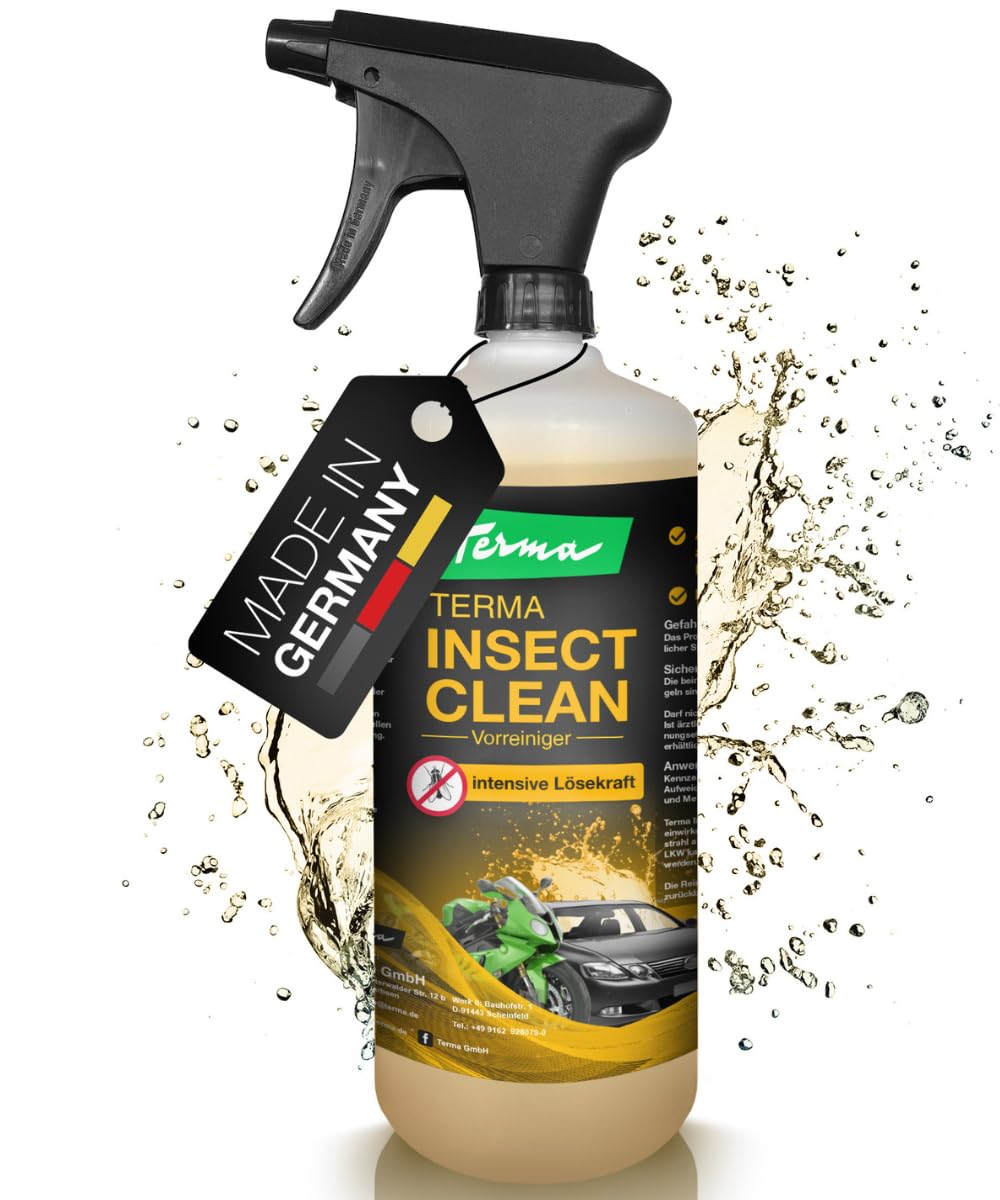 Terma Insektenentferner 1l Extra Starkes Konzentrat Made in Germany Wohnwagen Reiniger aussen und Innenreiniger Boden, Regenstreifen entferner, Vorzeltreiniger, Wohnmobilreiniger, uvm. Terma Insektenentferner 1l Extra Starkes Konzentrat Made in Germany Wohnwagen Reiniger aussen und Innenreiniger Boden, Regenstreifen entferner, Vorzeltreiniger, Wohnmobilreiniger, uvm. von Terma
