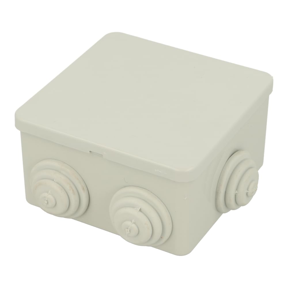 CP1038 | TT PLASTIC ADAPTABLE BOX IP44 80MM X 80MM X 40MM IMPACT RESISTANT GLANDED ENTRIES GREY CP1038 | TT PLASTIC ADAPTABLE BOX IP44 80MM X 80MM X 40MM IMPACT RESISTANT GLANDED ENTRIES GREY von Termination Technology Ltd