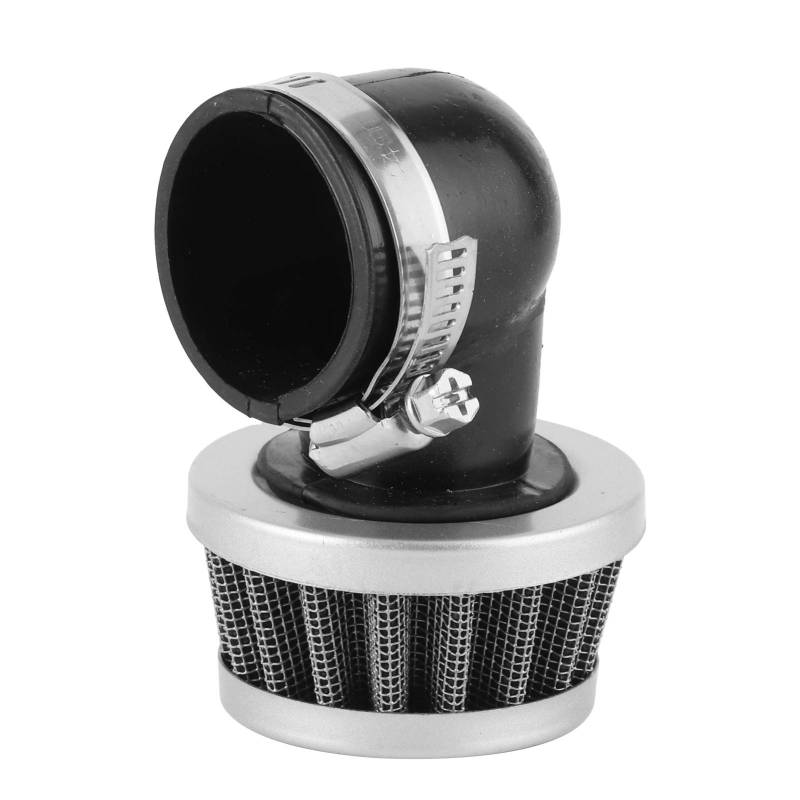 Luftfilter, 1,4 Zoll gebogener abgewinkelter Luftfilter-Pod-Reiniger-Zubehör für 90cc 110cc PIT QUAD DIRT BIKE ATV von Teror