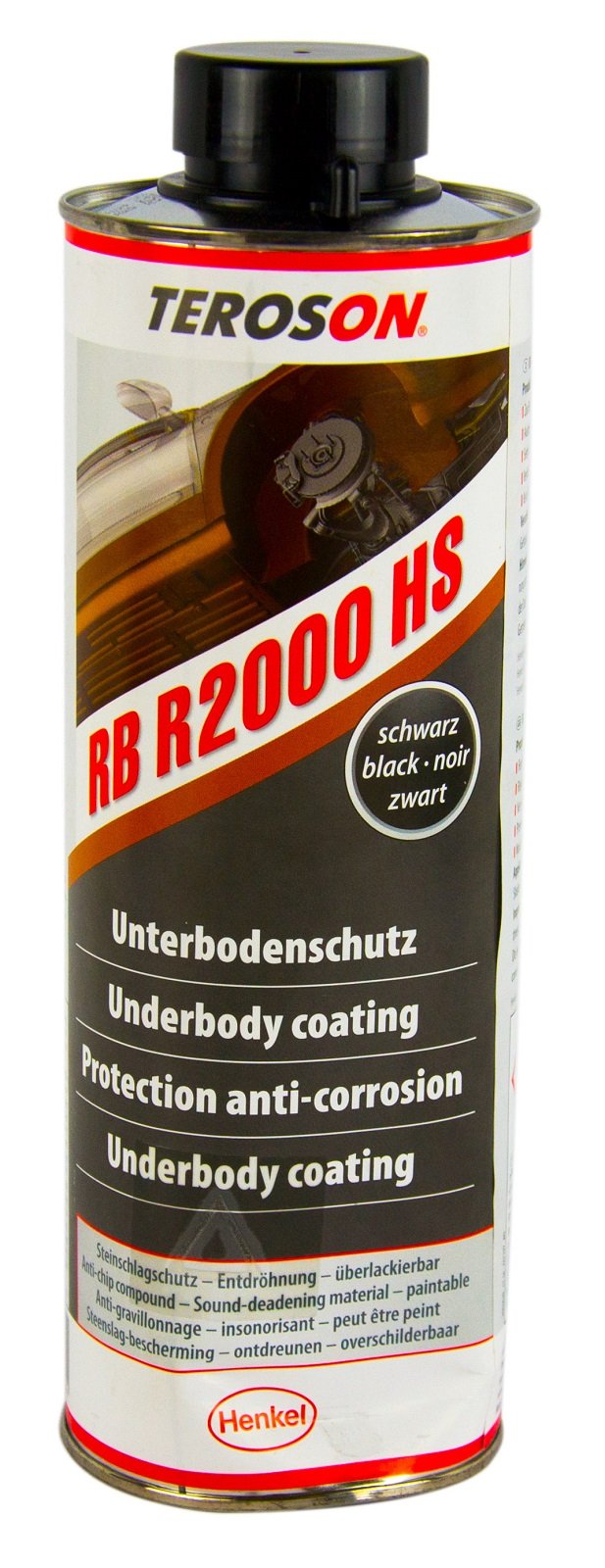 Teroson 767197 Unterbodenschutz Terotex Record 2000 HS 1 L, Schwarz von Teroson