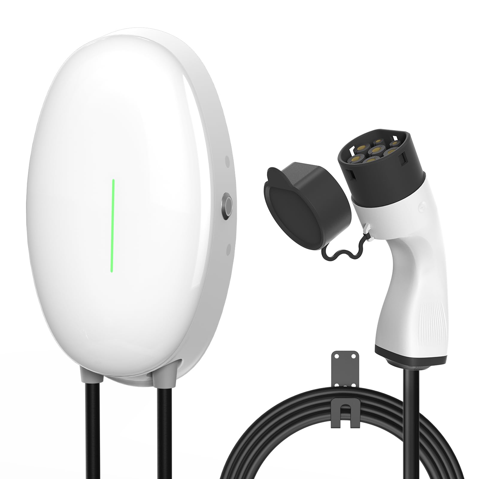 Teskee EV-Ladegerät Typ 2 Wallbox Home Smart EV-Autoladestation für alle Elektrofahrzeuge und Plug-in-Hybridautos im Außen- und Innenbereich | Max. 11 kW 16 A 6 Meter 3-phasig von Teskee