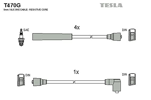 Tesla T470G Zündleitungssatz von TESLA