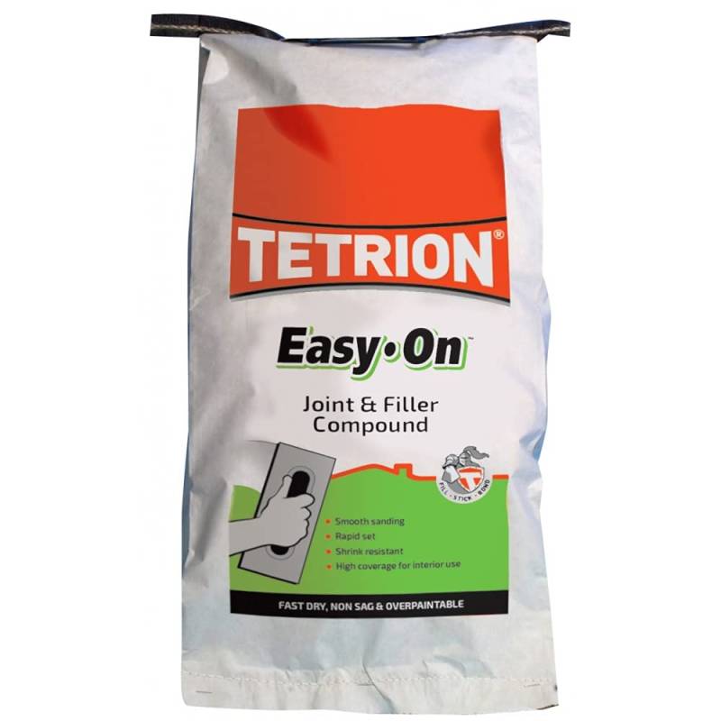 Tetrion RapidFix Doppelwirkung Spachtelmasse 5 kg | Schrumpfresistent & Chemikalienbeständig für Putz, Holz & Stein Füllmasse von Tetrion