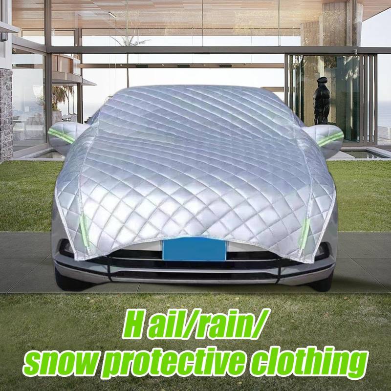 Schneeschutzabdeckung Für Autos - Regen & Schnee Komplettabdeckung Wetterfest - Auto Staubschutz & Verstellbarer Sonnenschutz Für Outdoor-Einsatz Bei Und Frost – Für Erwachsene von Tewzafiya