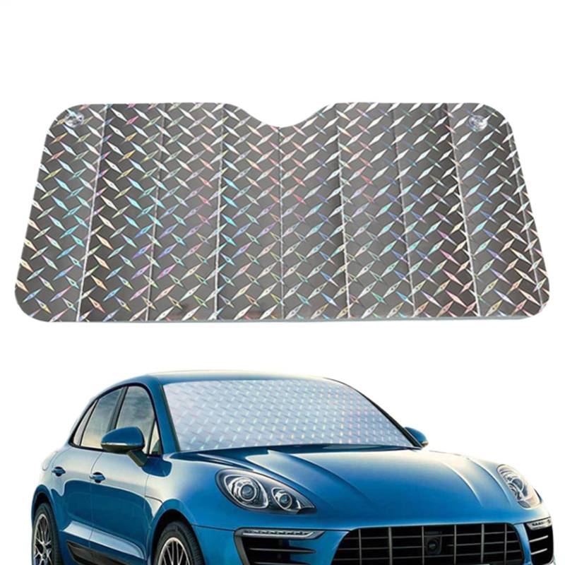 Windschutzschatten, Sonnenschutz für Auto Windschutzscheibe - Auto Sonnenschatten Windschutzscheibe Visier | UV -Schutzfahrzeugzubehör, reflektierende Bildschirmabdeckungsklappe, hält Ihr Fahrzeug küh von Tewzafiya